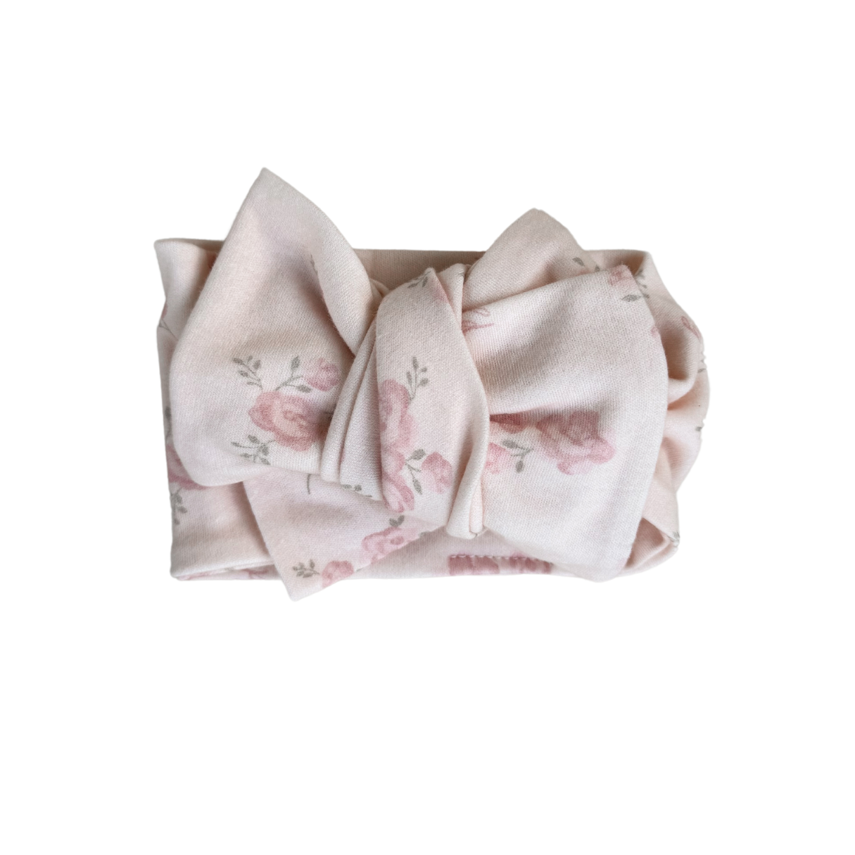 Oversized Topknot - Country Floral JERSEY