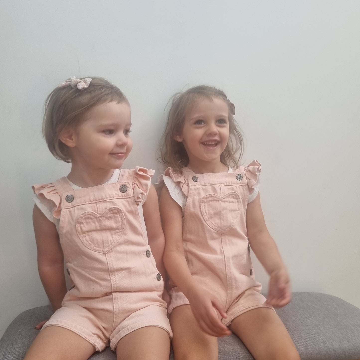 Rose Pink Denim Overall