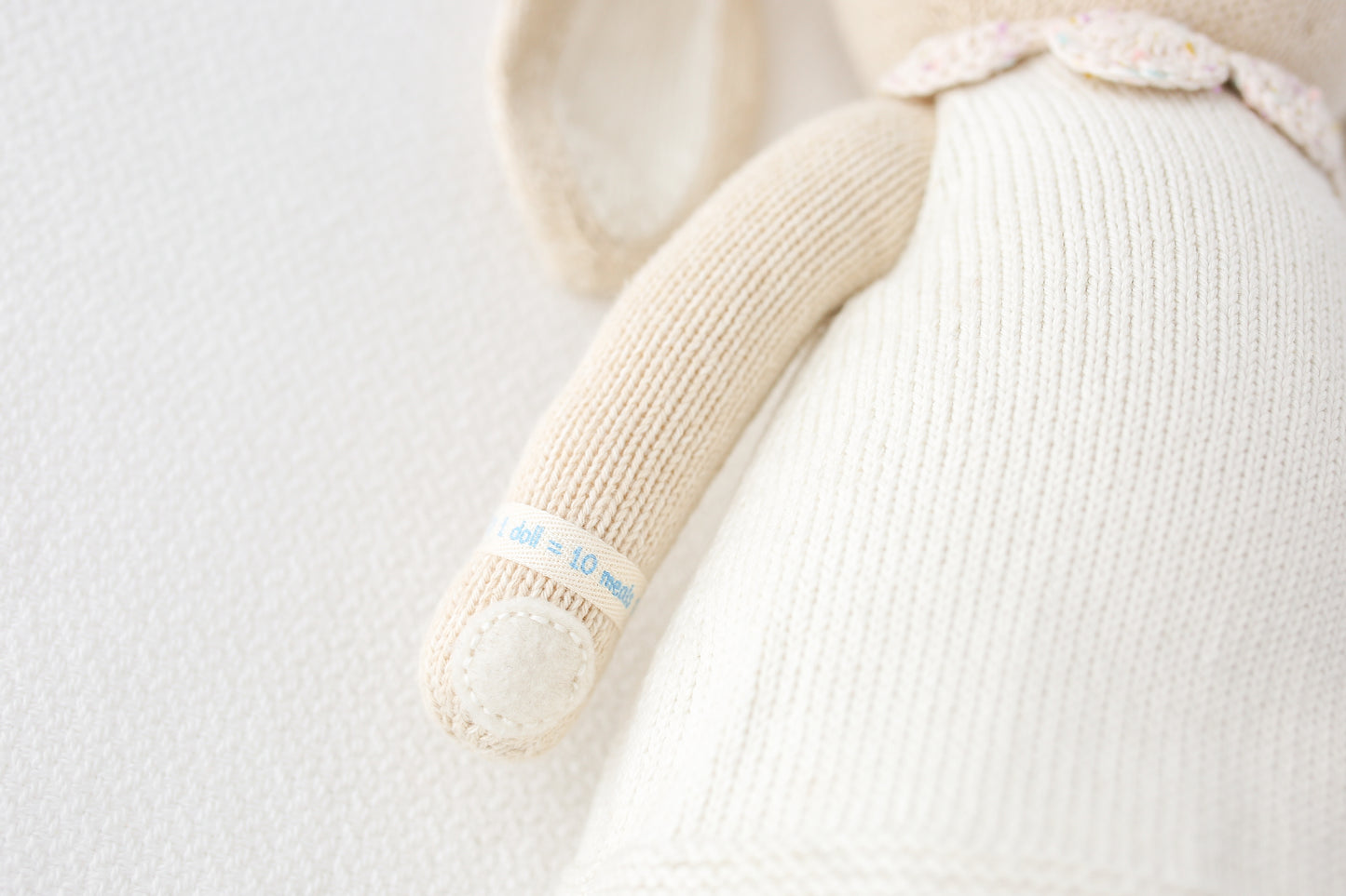 Hannah the bunny (ivory dress) - Little 13"