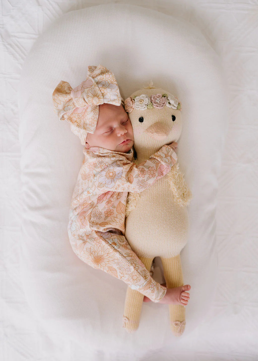 FRILL ZIP ROMPER | PASTEL BLOOM