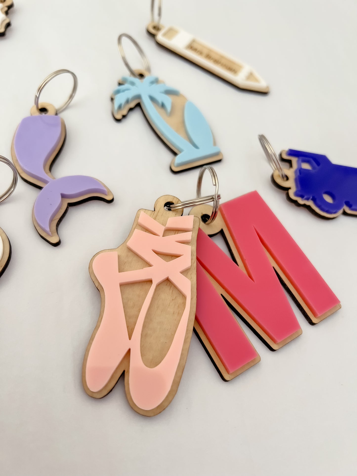 Bag Tags / Key Ring - Acrylic Character/Item