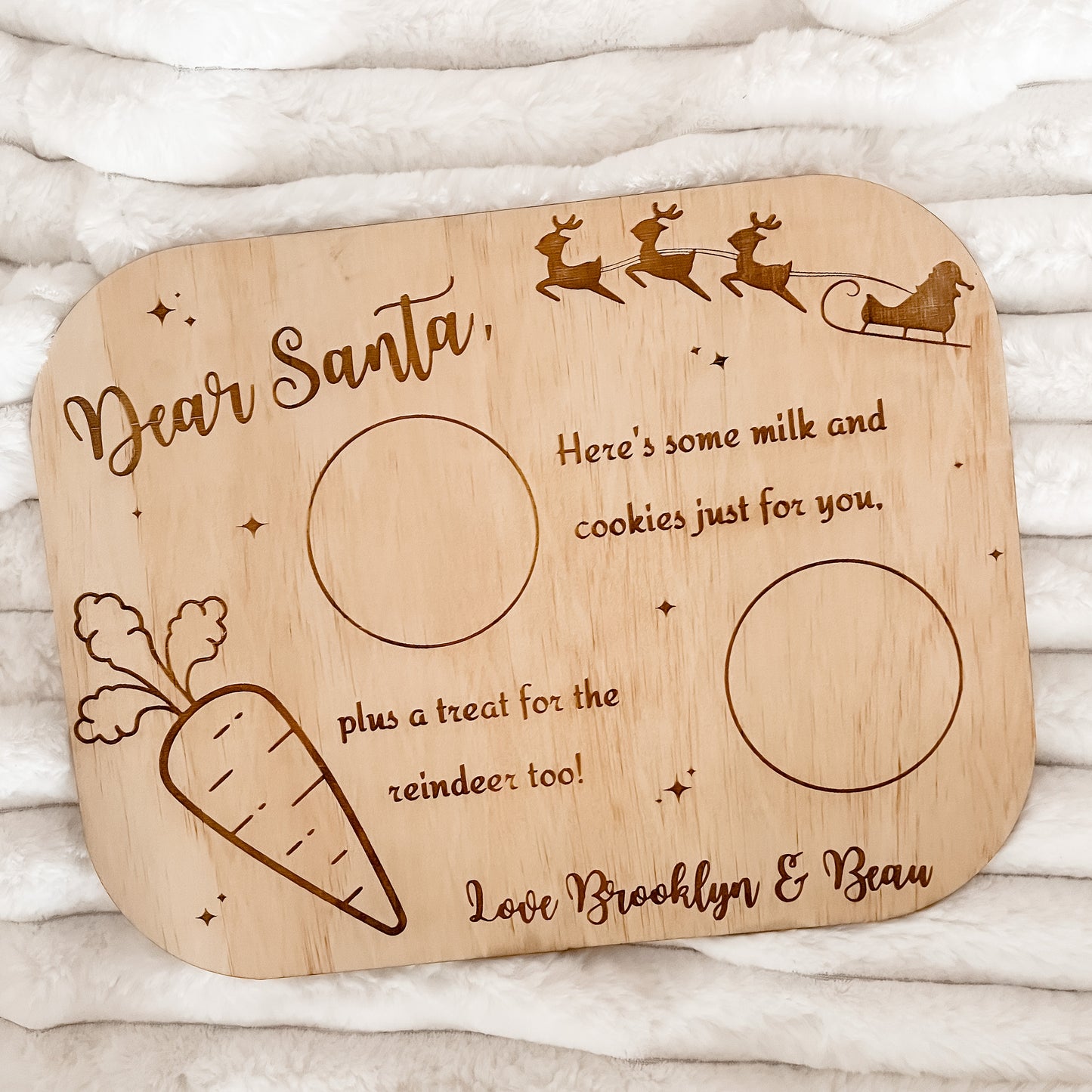 Santa Treat Tray - Personalised option