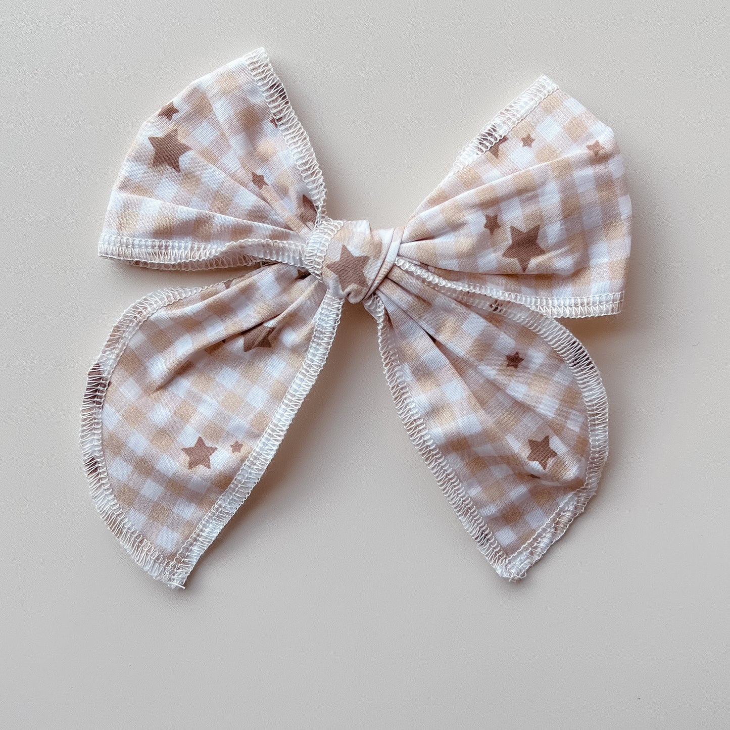 Christmas Star Bow Clip