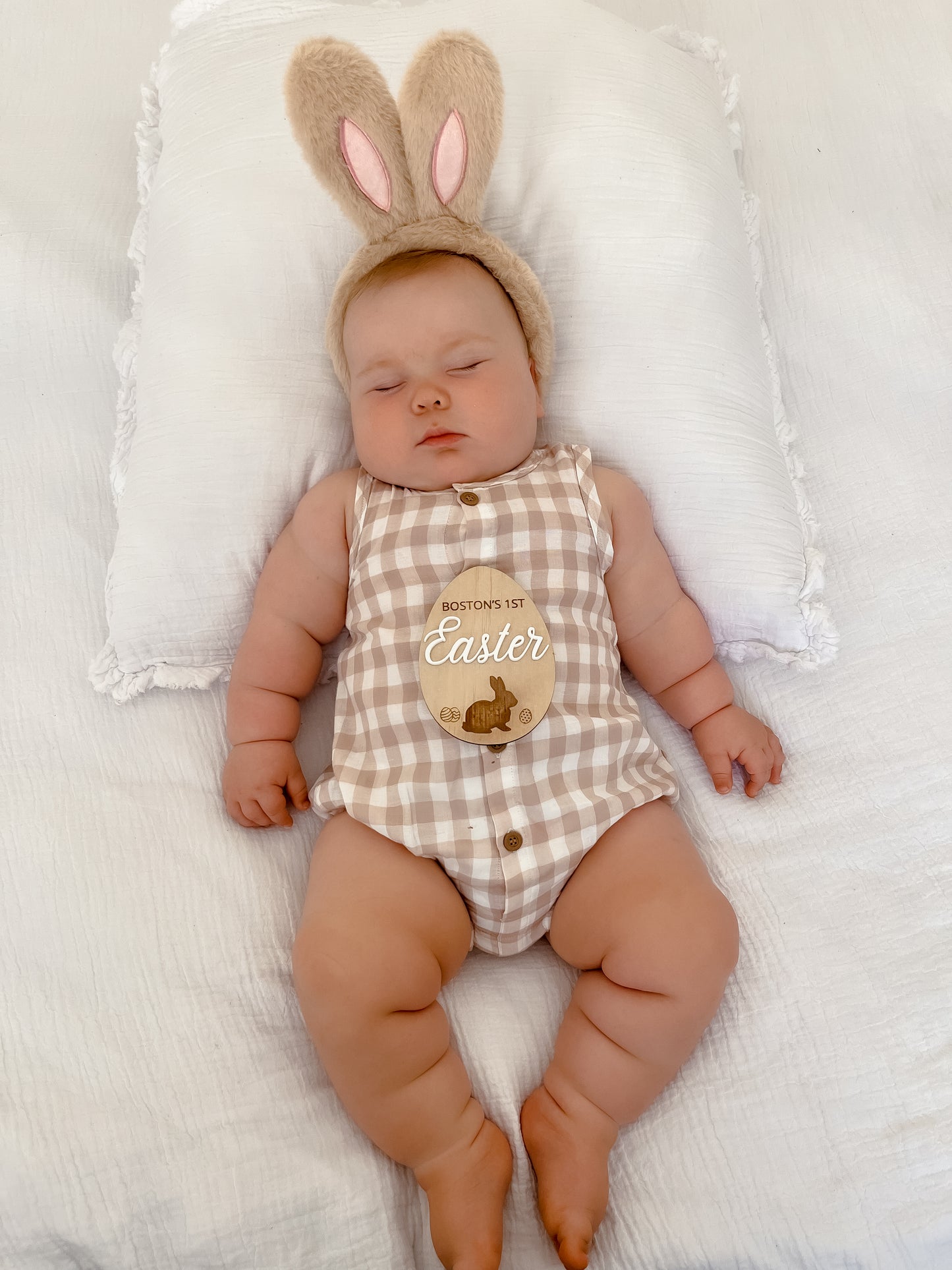 FIRST EASTER EGG PLAQUE | Plywood & Acrylic | Personalised