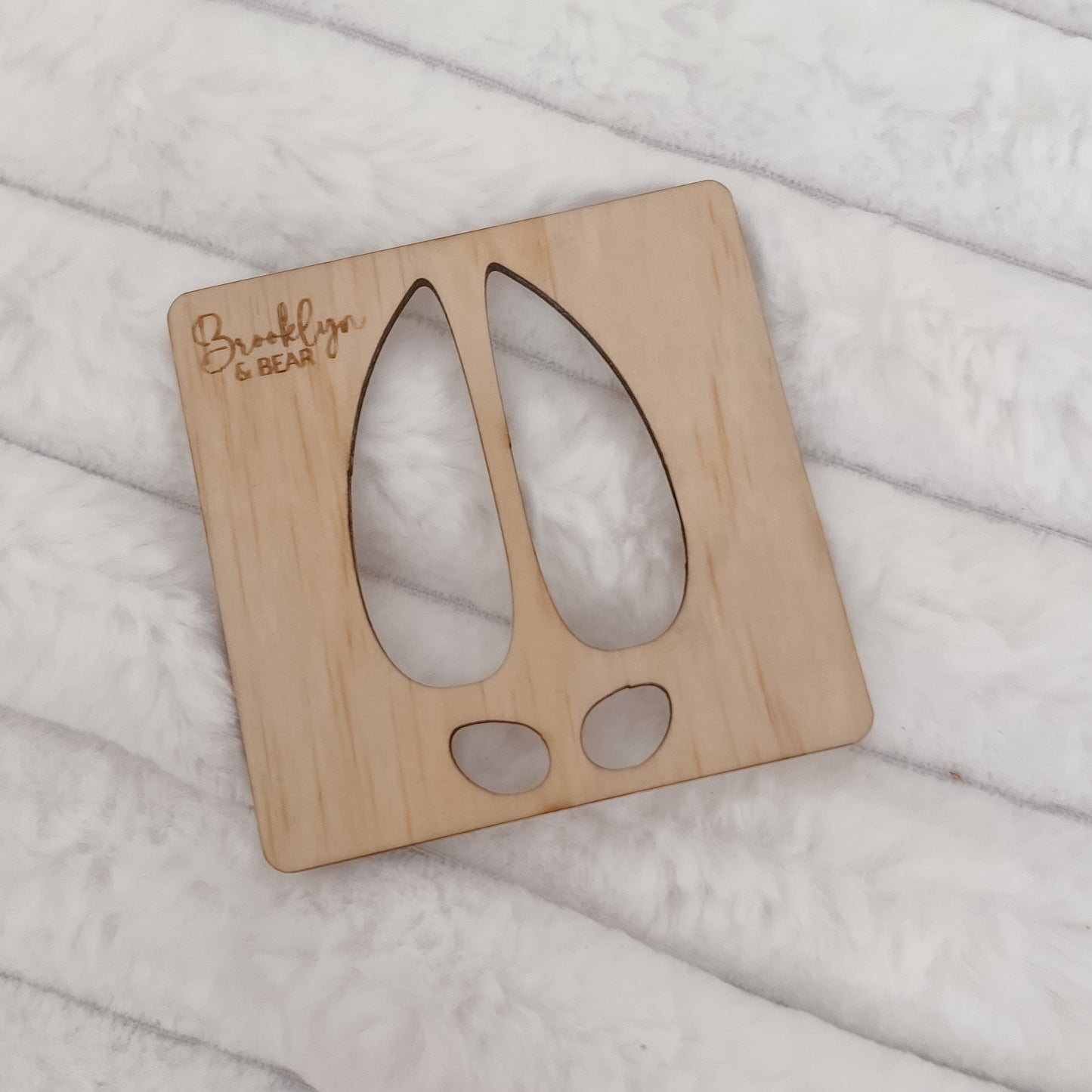 Reindeer Footprint Stencil