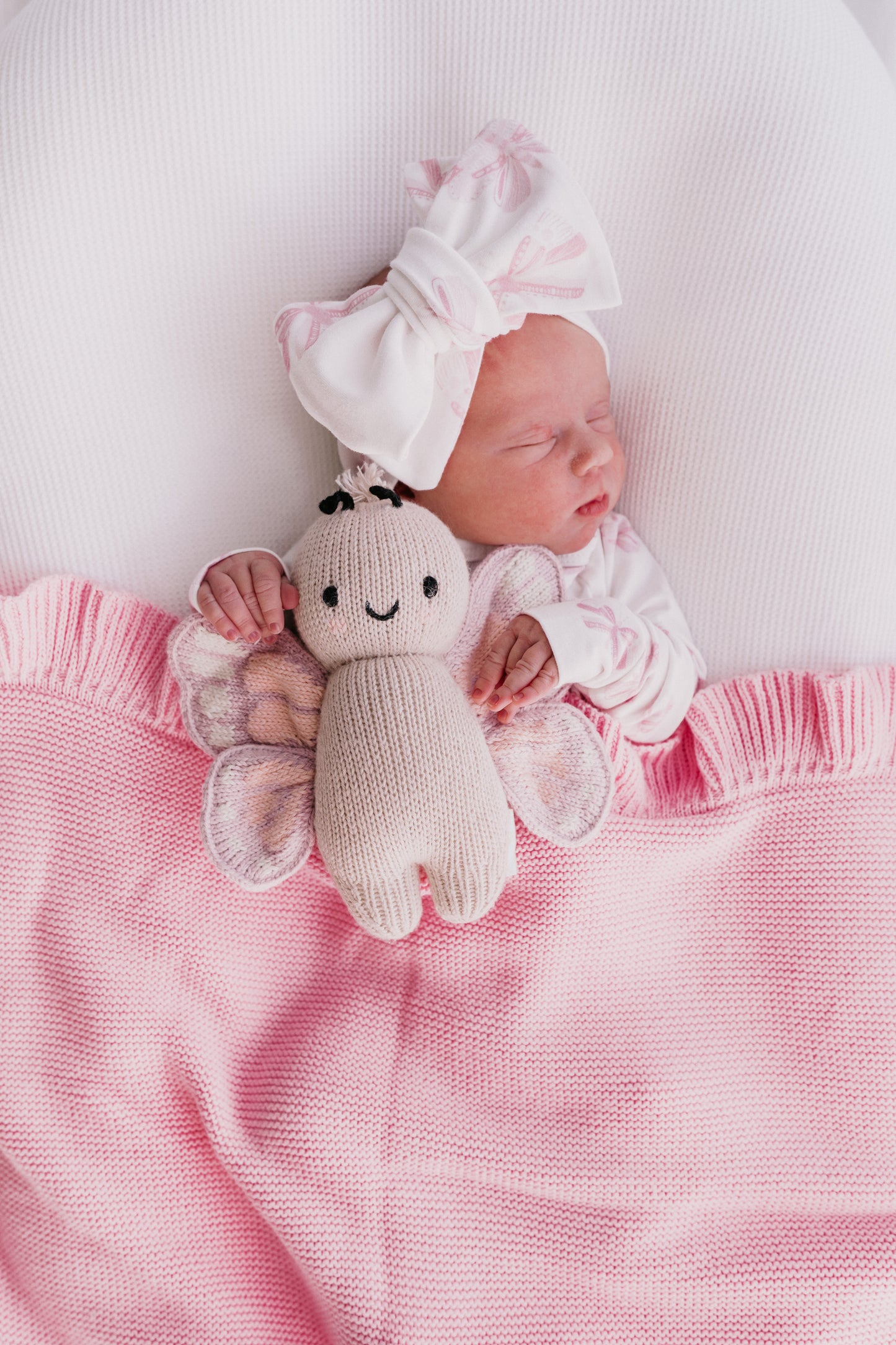 Frill Knit Blanket | Marshmallow