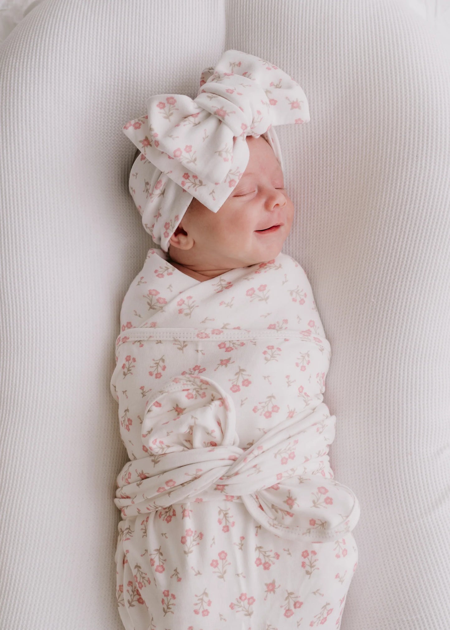 Swaddle Set - Peony Paisley