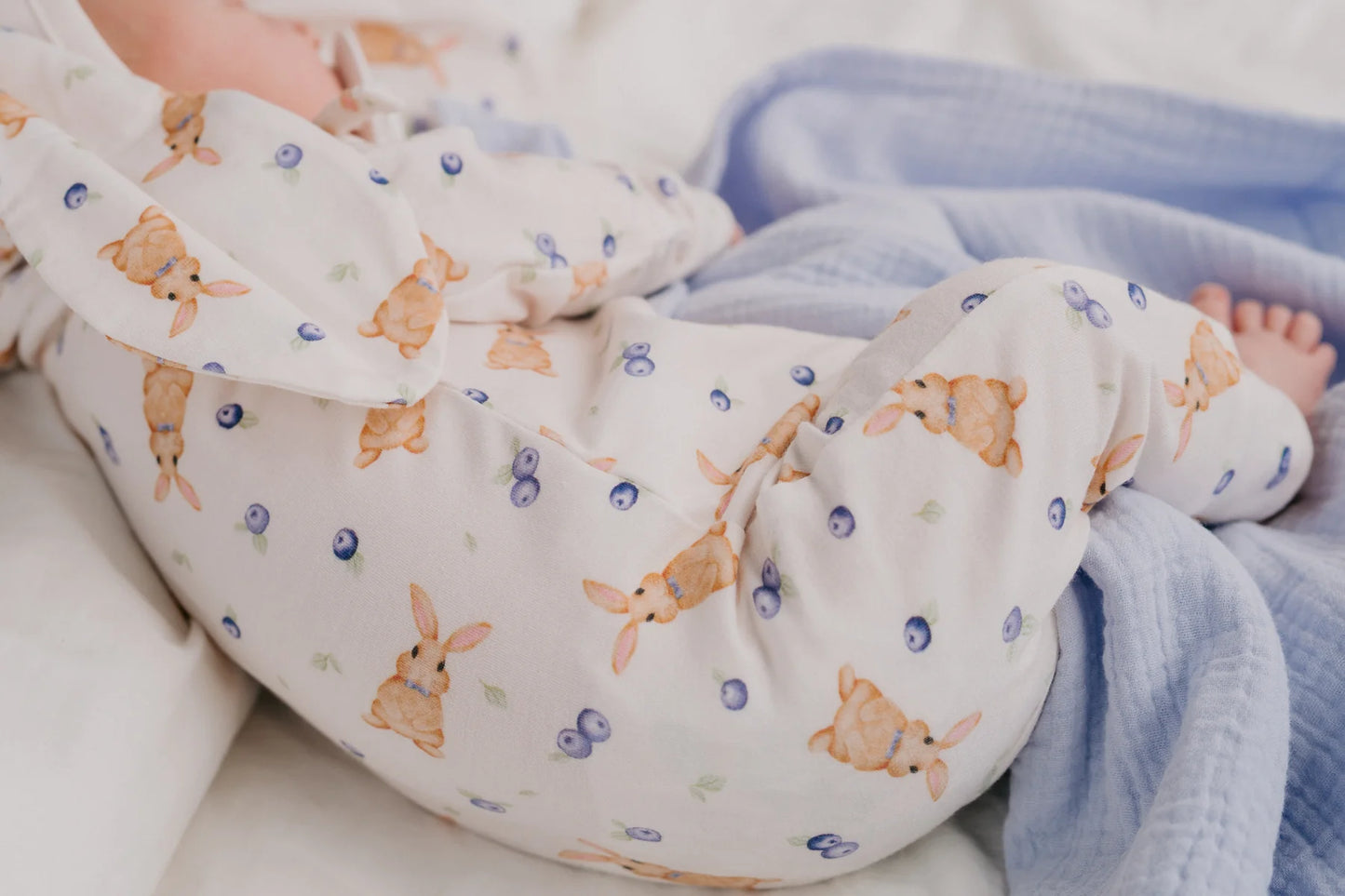 Zip Romper - Bunny Berries