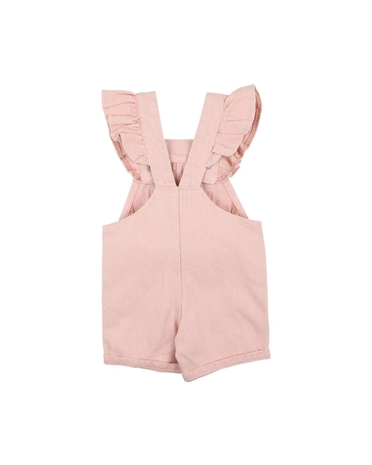 Rose Pink Denim Overall