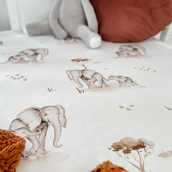Safari Fitted Cot Sheet