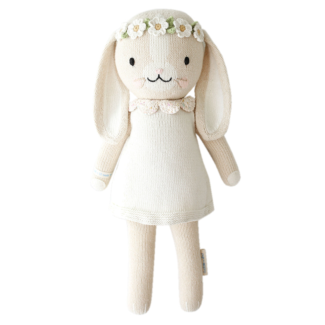 Hannah the bunny (ivory dress) - Little 13"