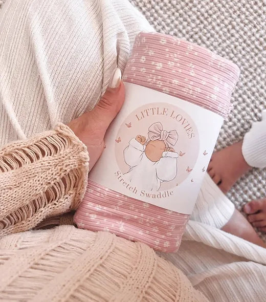 Stretch Swaddle - Pink Fleur