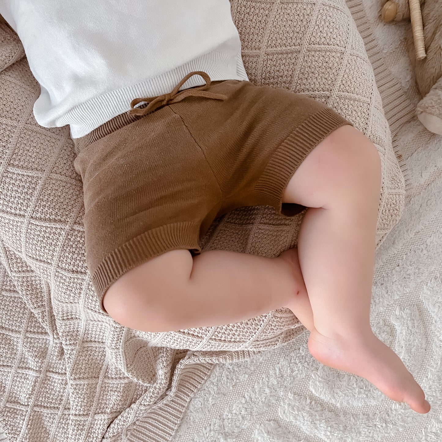 Knit Shorts - Chocolate