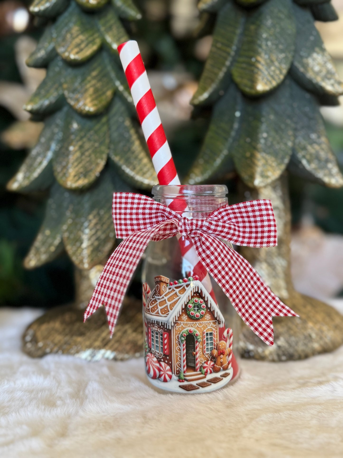 Santa's Milk Bottle (no lid)