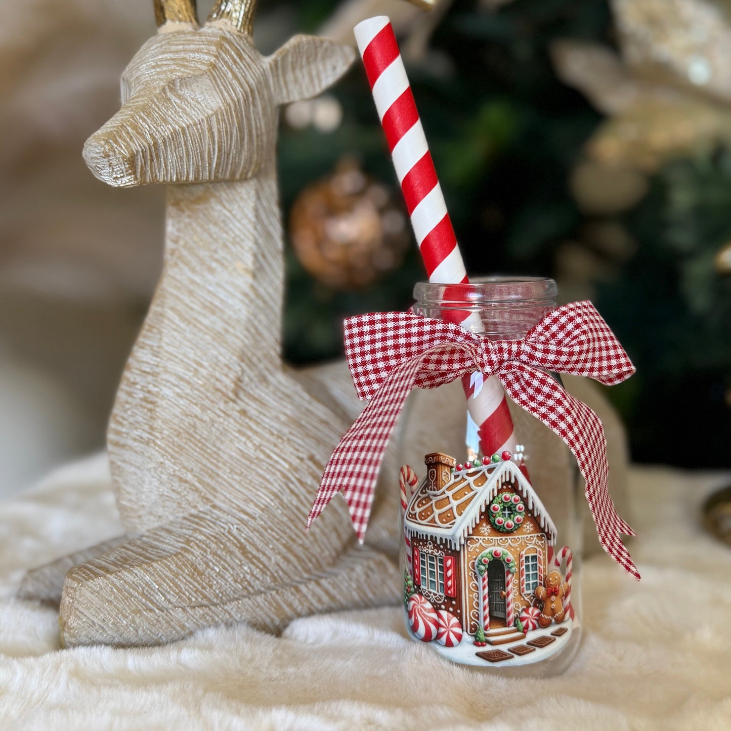Santa's Milk Bottle (no lid)