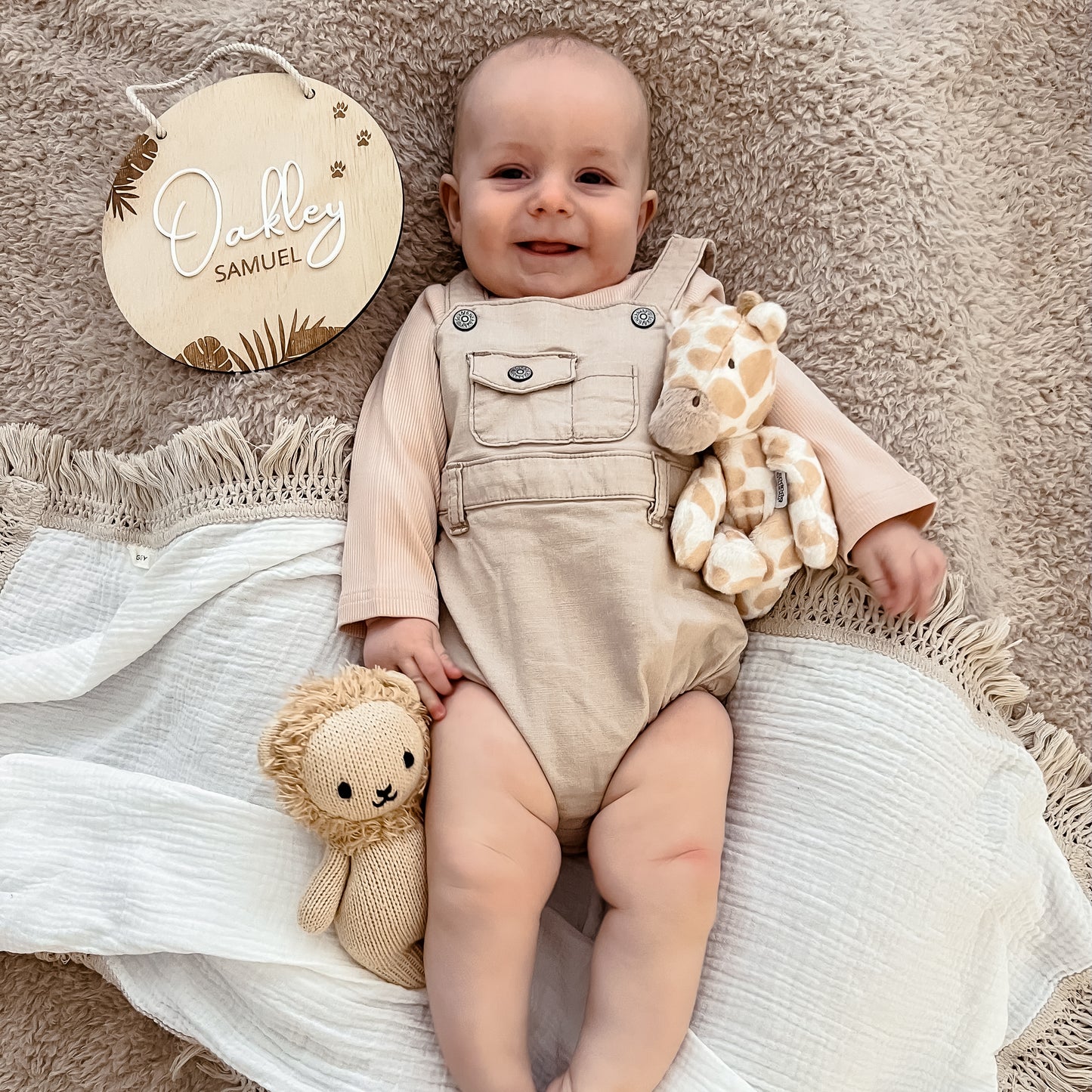 Savanna Utility Romper - Almond