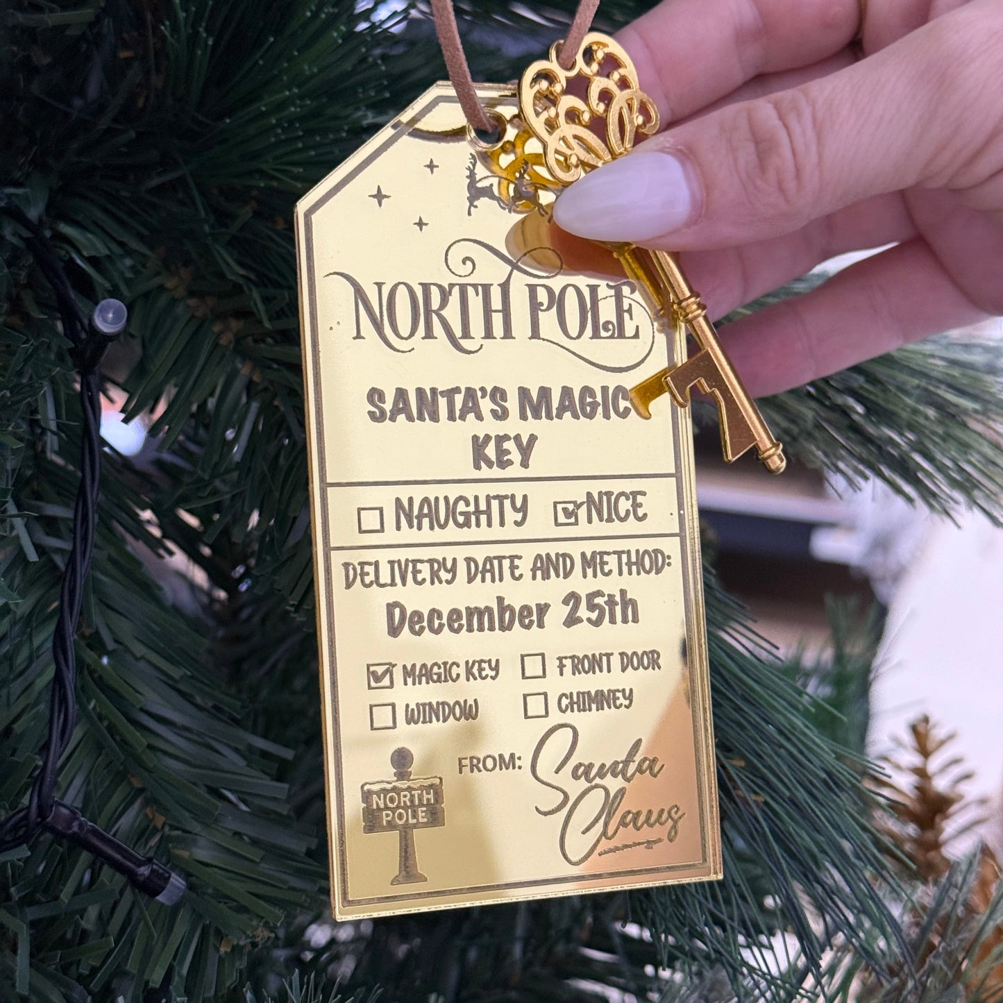 SANTA'S MAGIC KEY | Acrylic