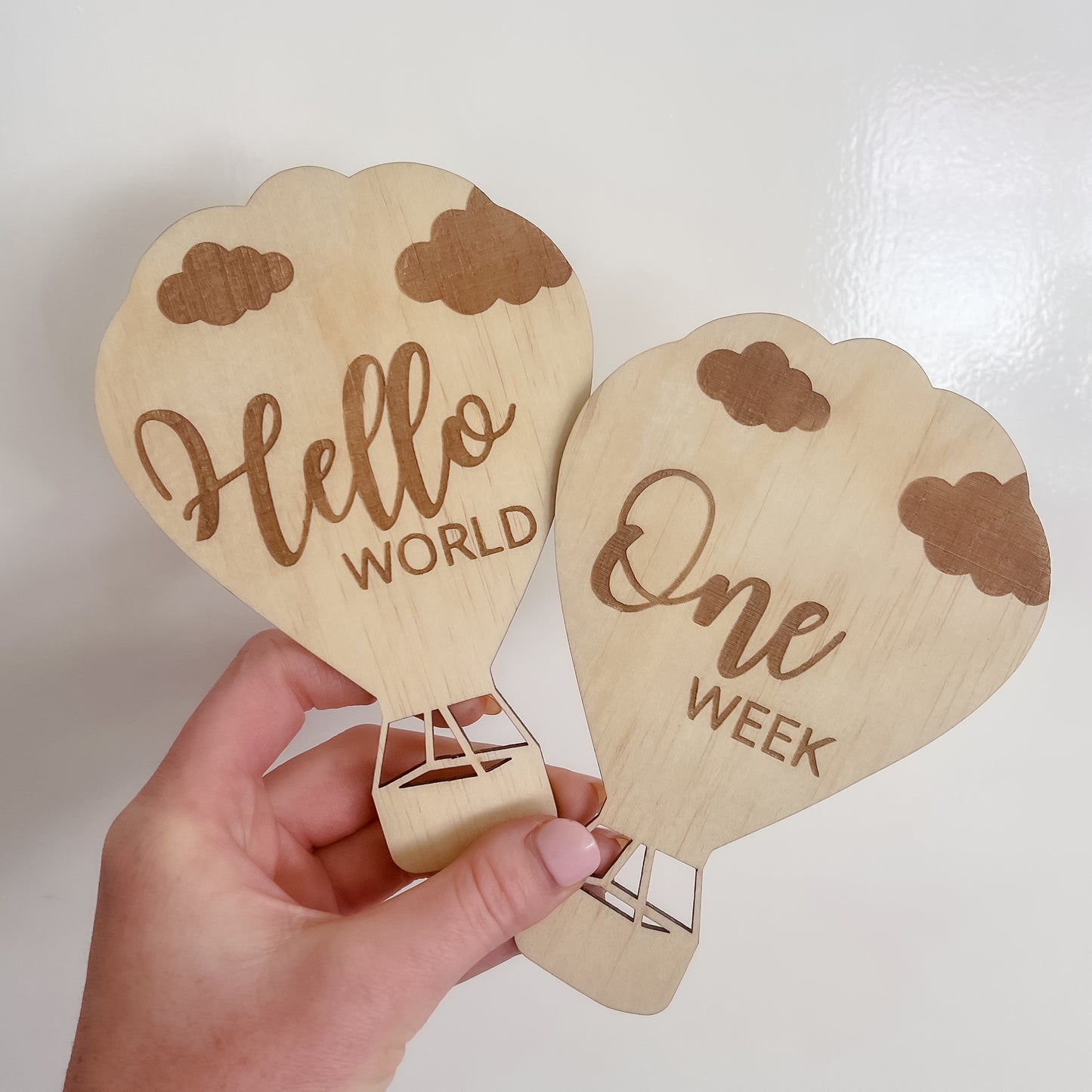 Hot Air Balloon Milestone Discs (Set of 14)