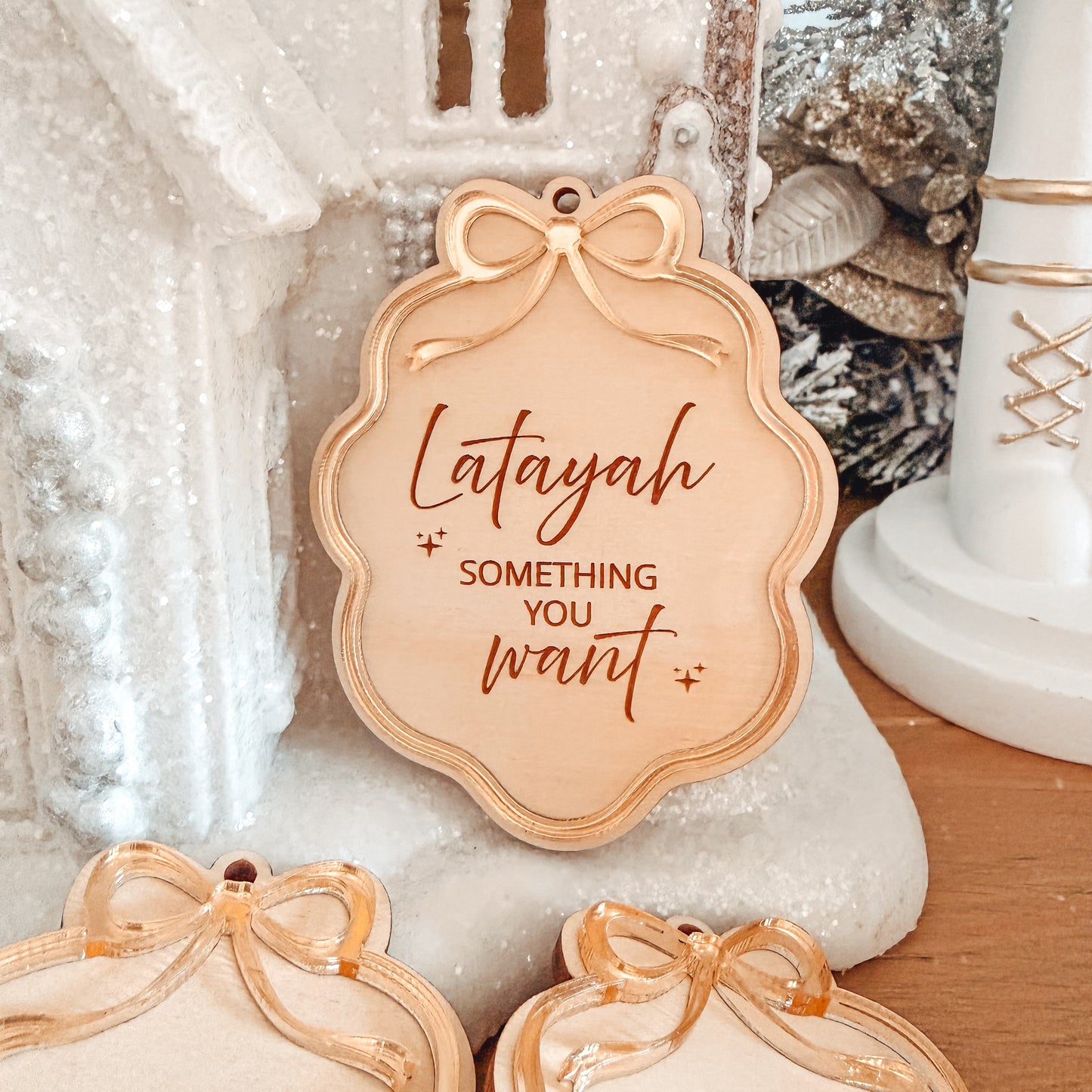 MINDFUL GIFT TAGS | VINTAGE BOW | Personalised