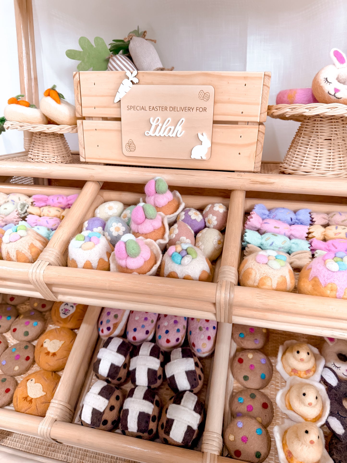 Small Easter Crate/Box Name Sign