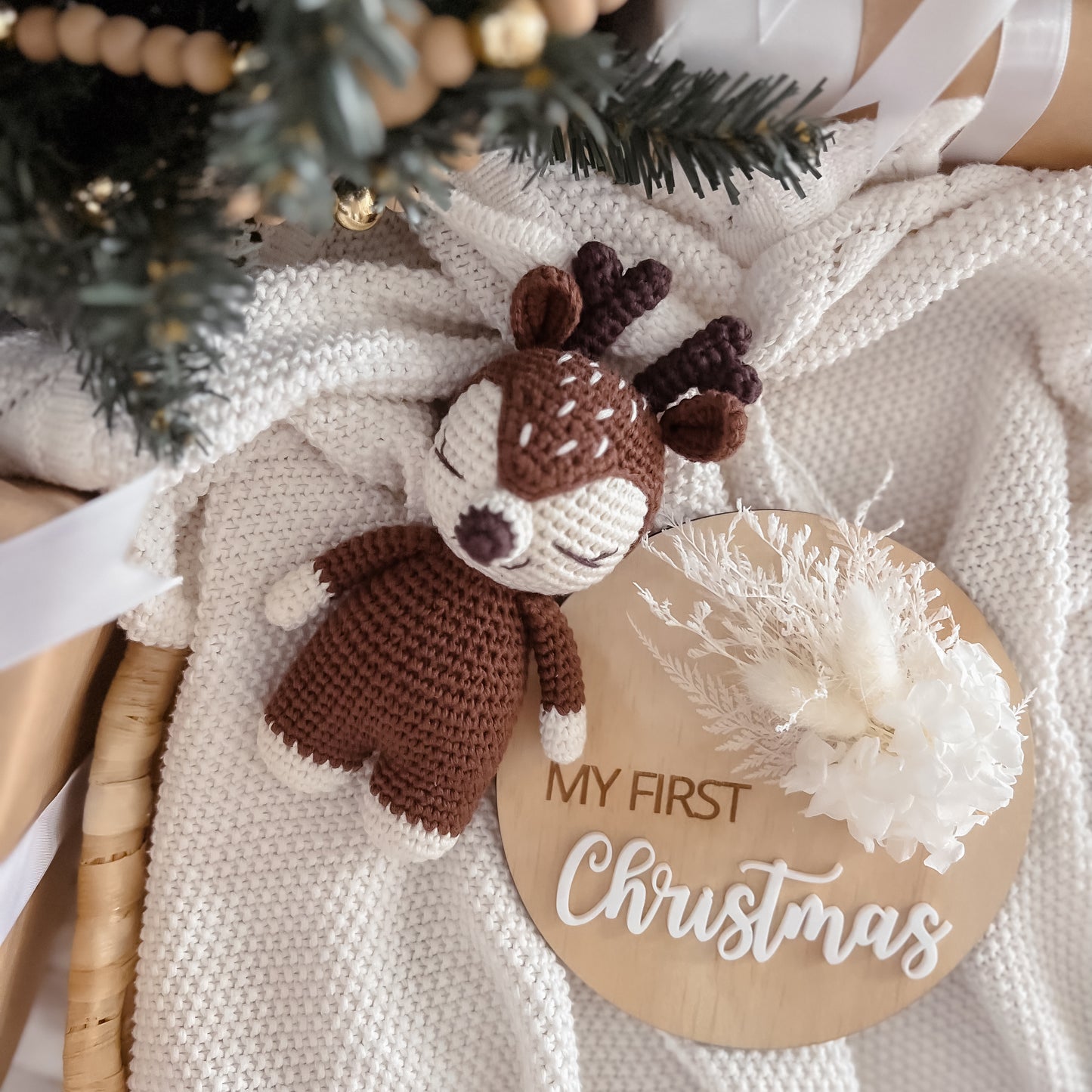 Reindeer Crochet Plush Toy