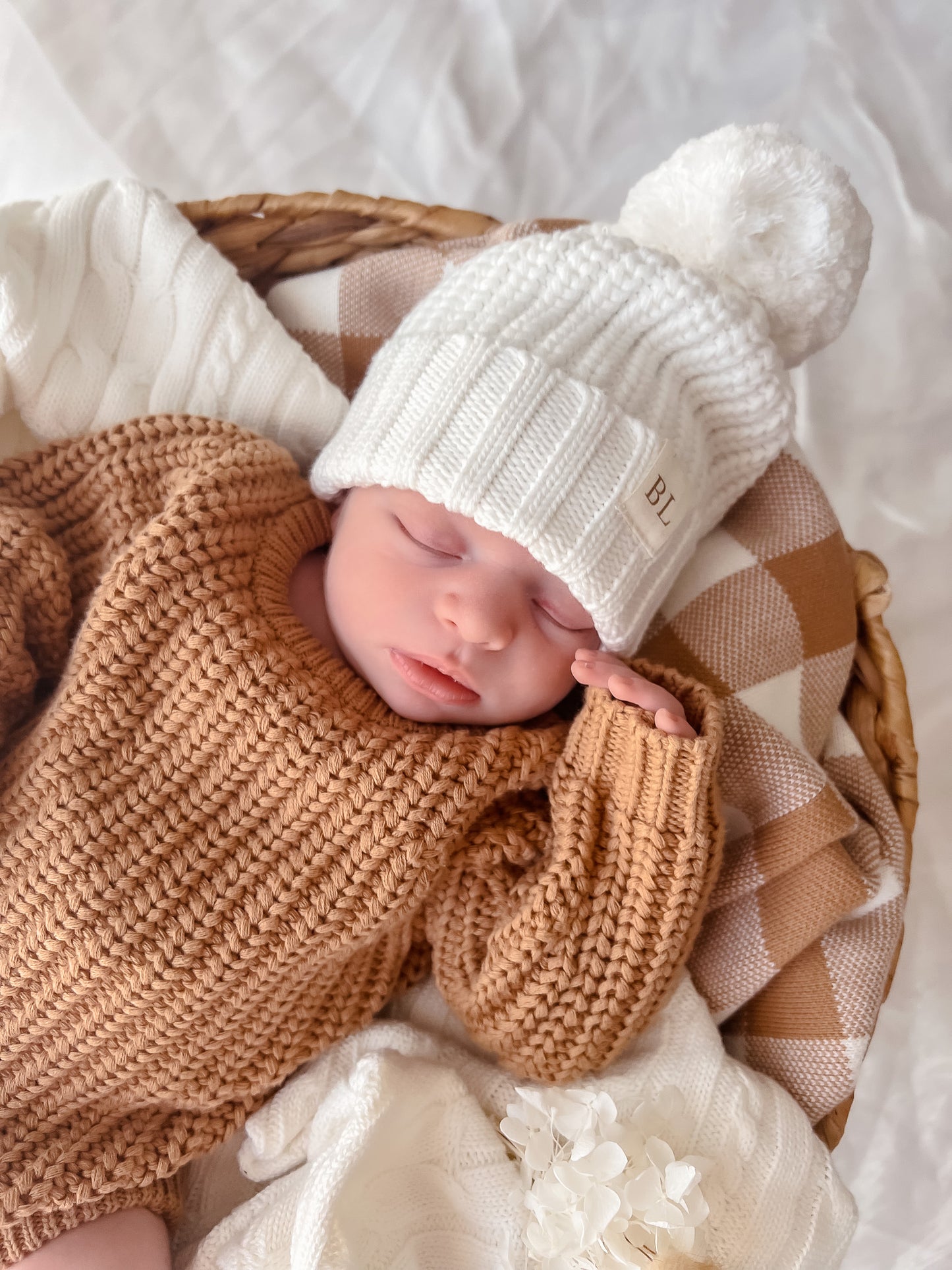 Chunky Knit Beanie - Milk