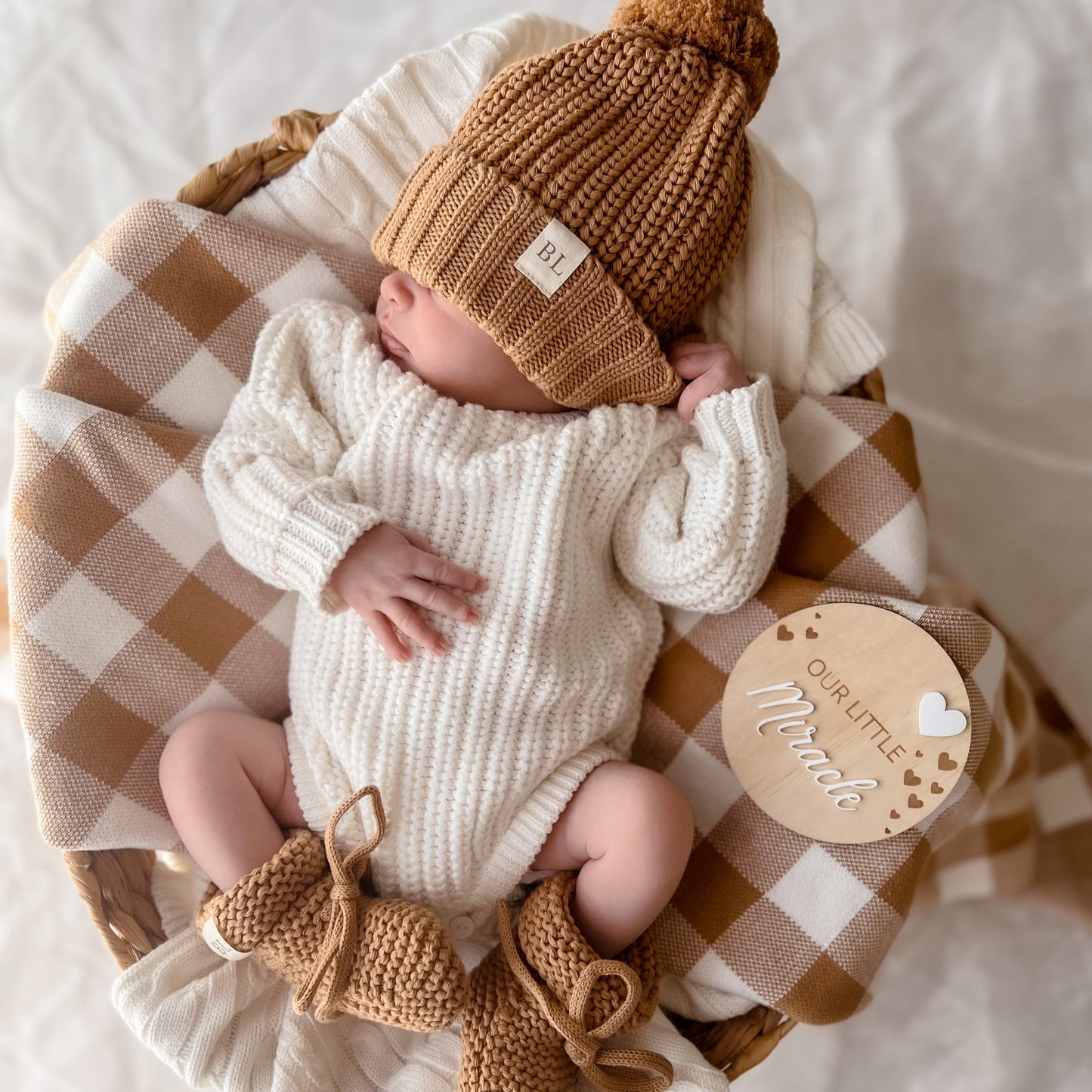 Chunky Knit Romper - Milk