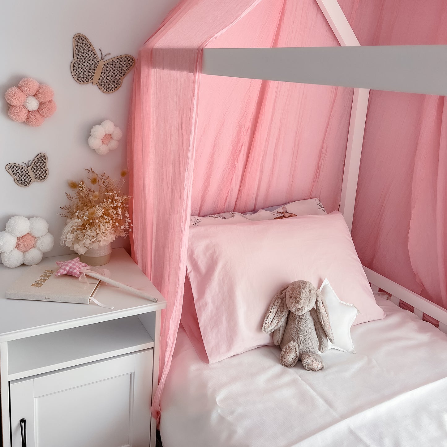 Wooden Rattan Look Wall Decors - Butterflies
