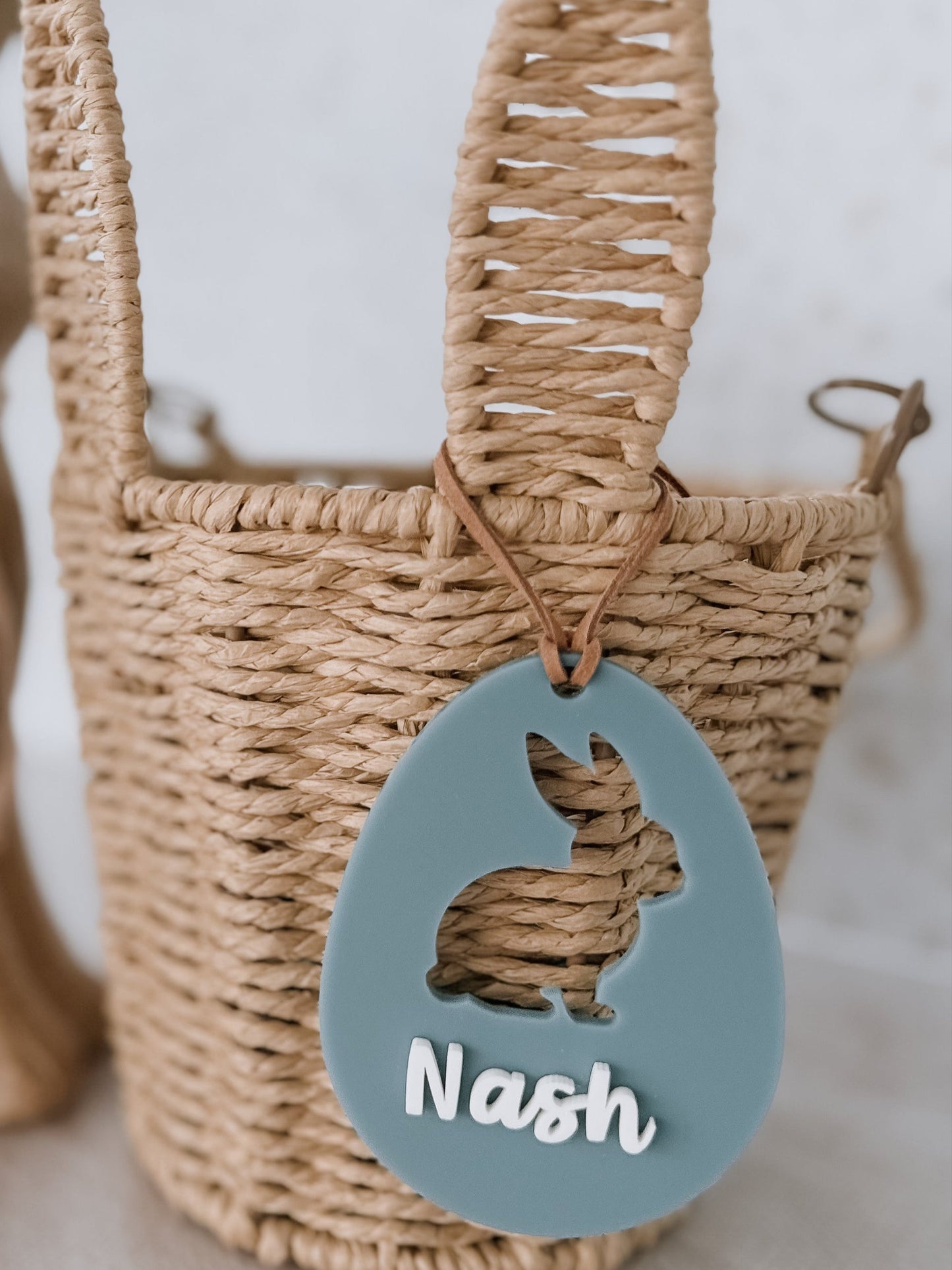 EASTER BASKET TAG | EGG | Personalised | Acrylic