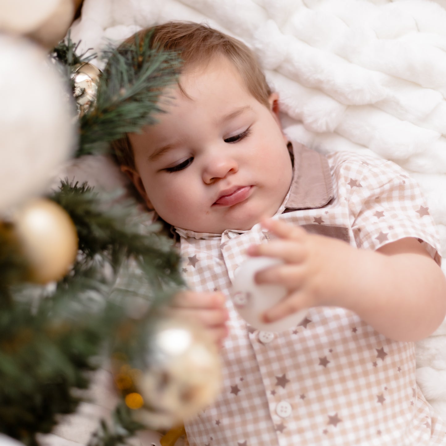 Christmas Stars Button-up shirt