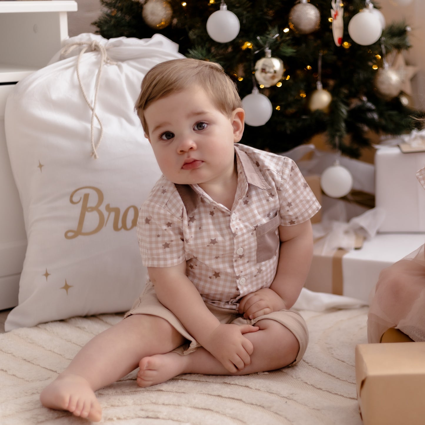 Christmas Stars Button-up shirt