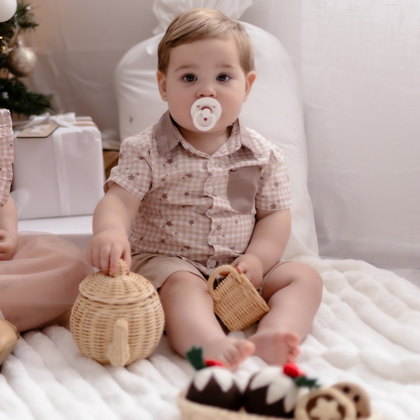 Christmas Stars Button-up shirt