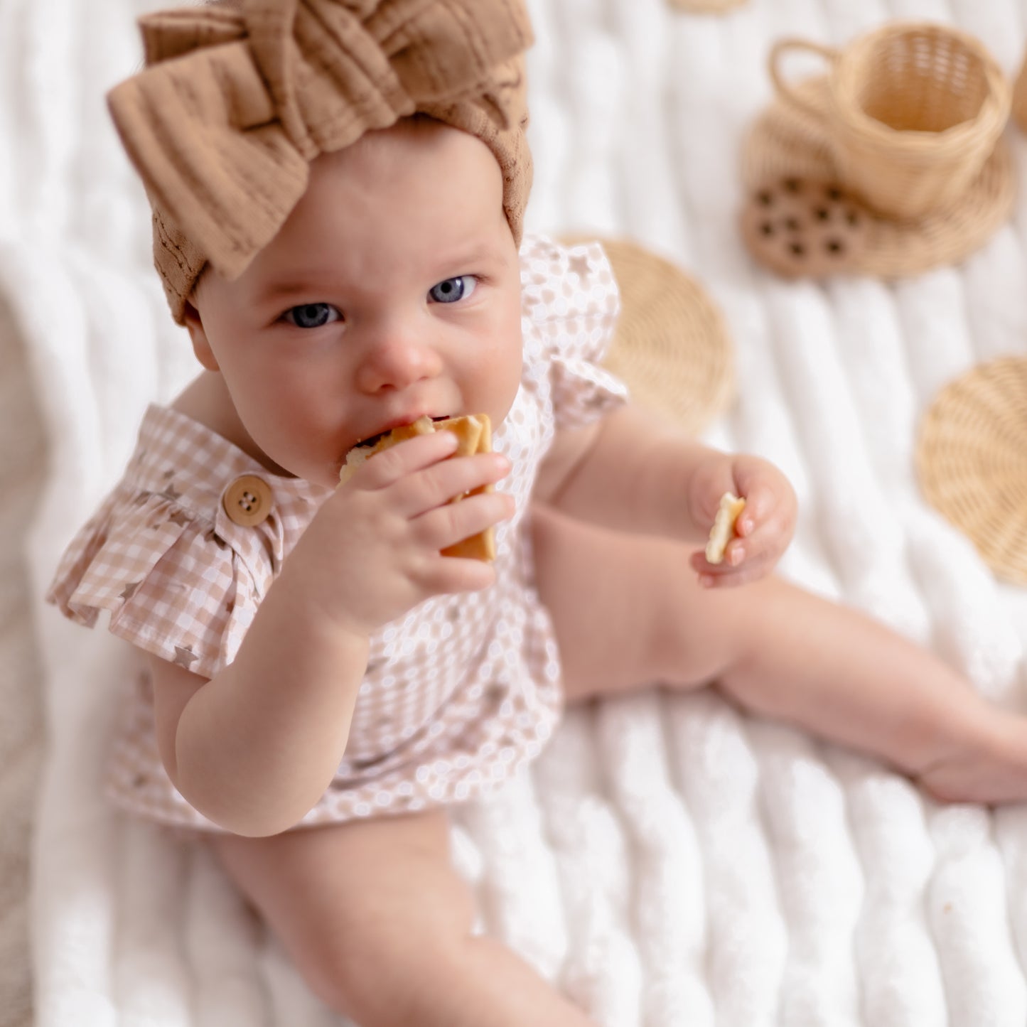 Christmas Star Flutter Romper
