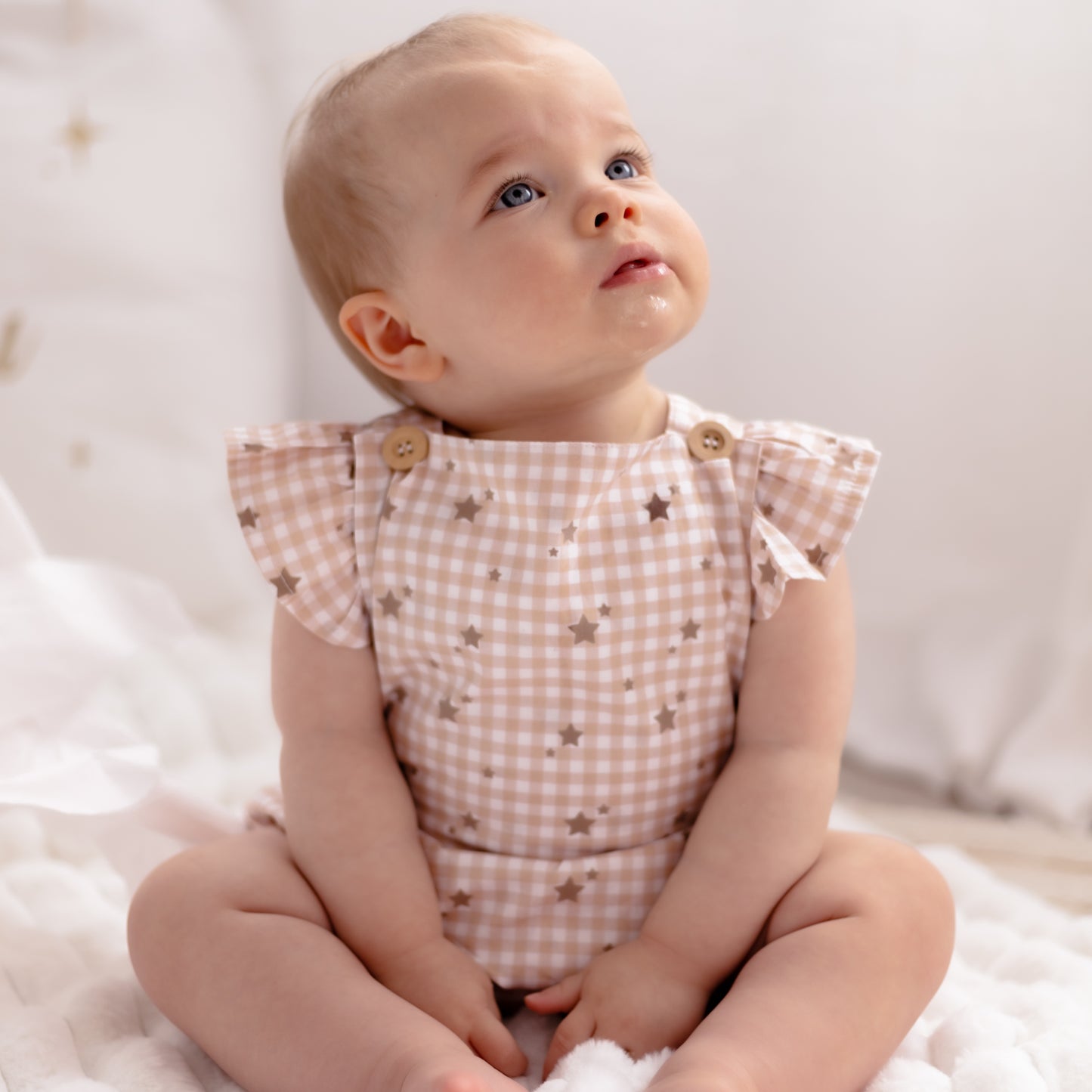 Christmas Star Flutter Romper