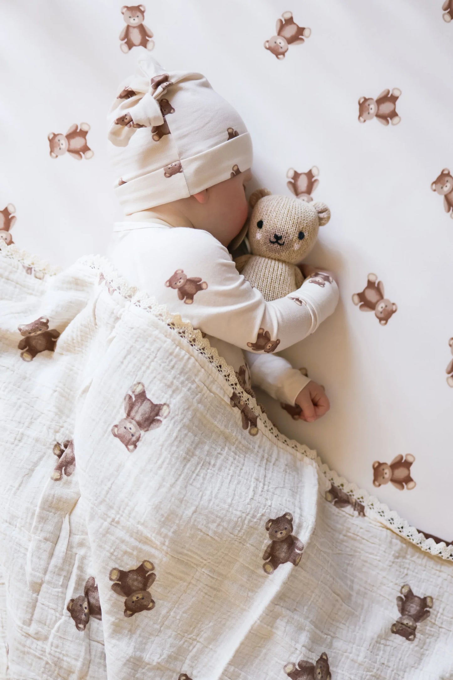 Cot Sheet - Teddies
