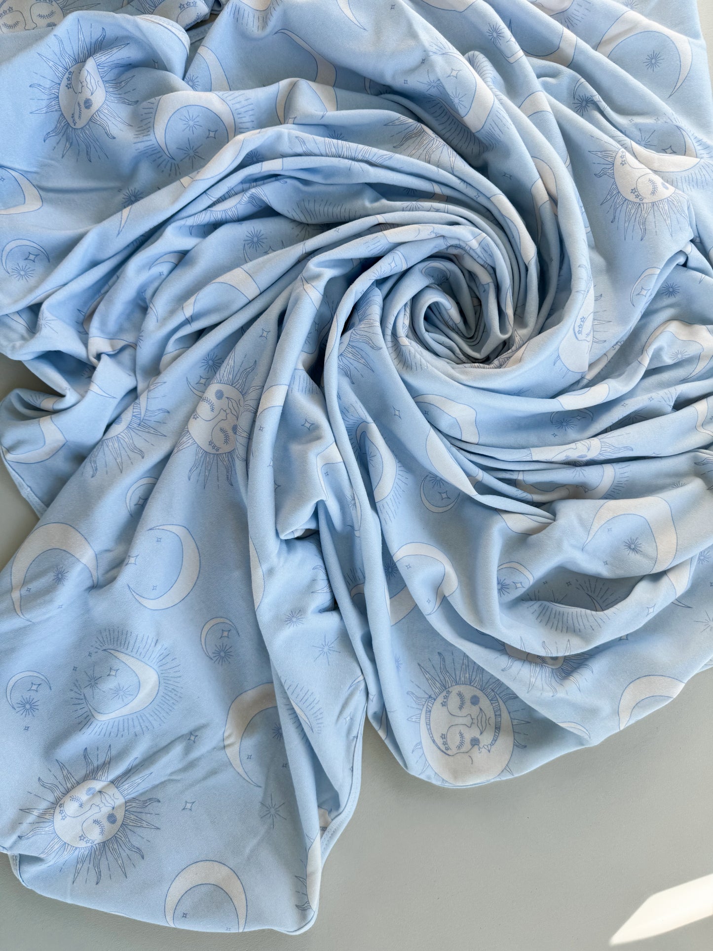Jersey Swaddle Set - Celestial Blue