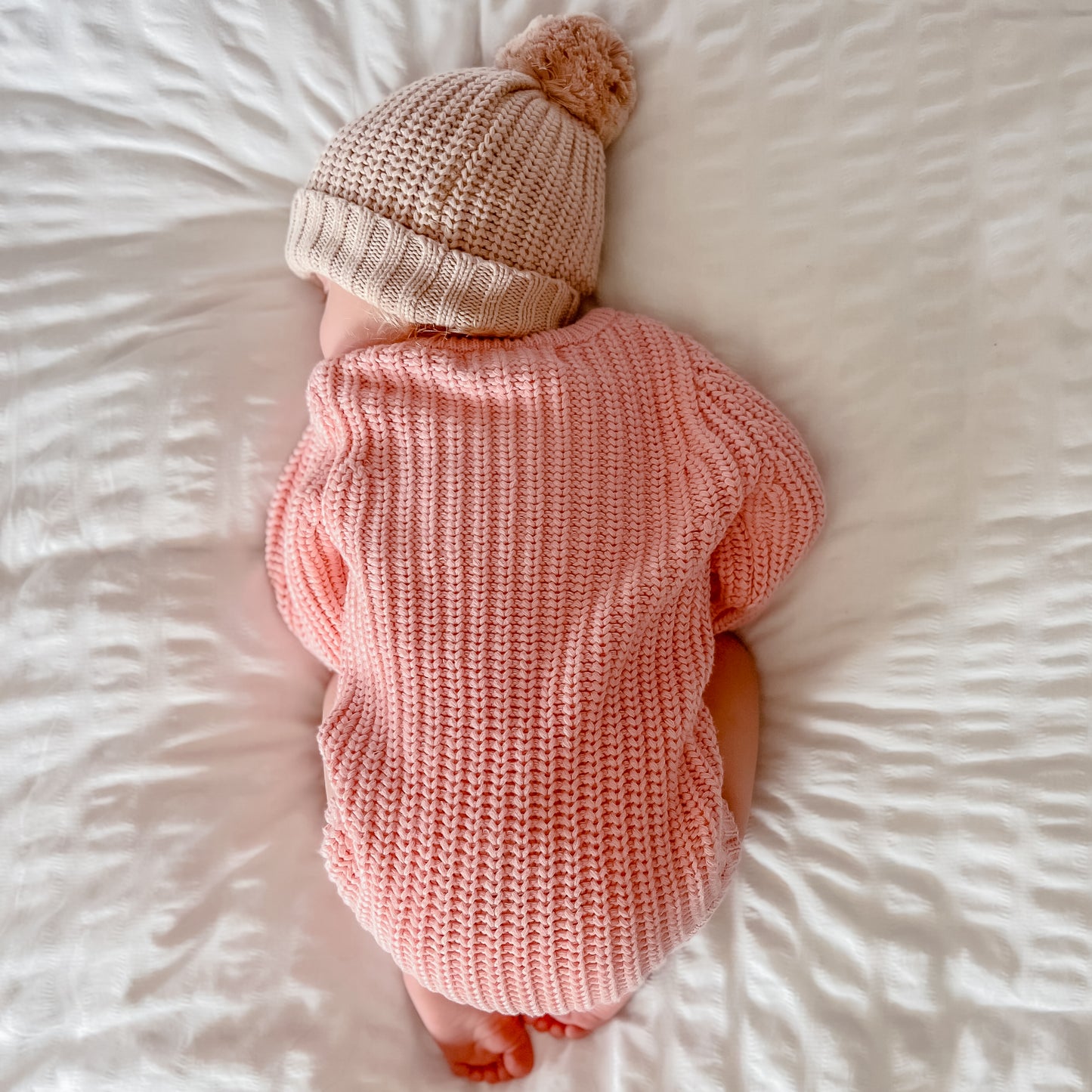 Chunky Knit Beanie - Oatmeal