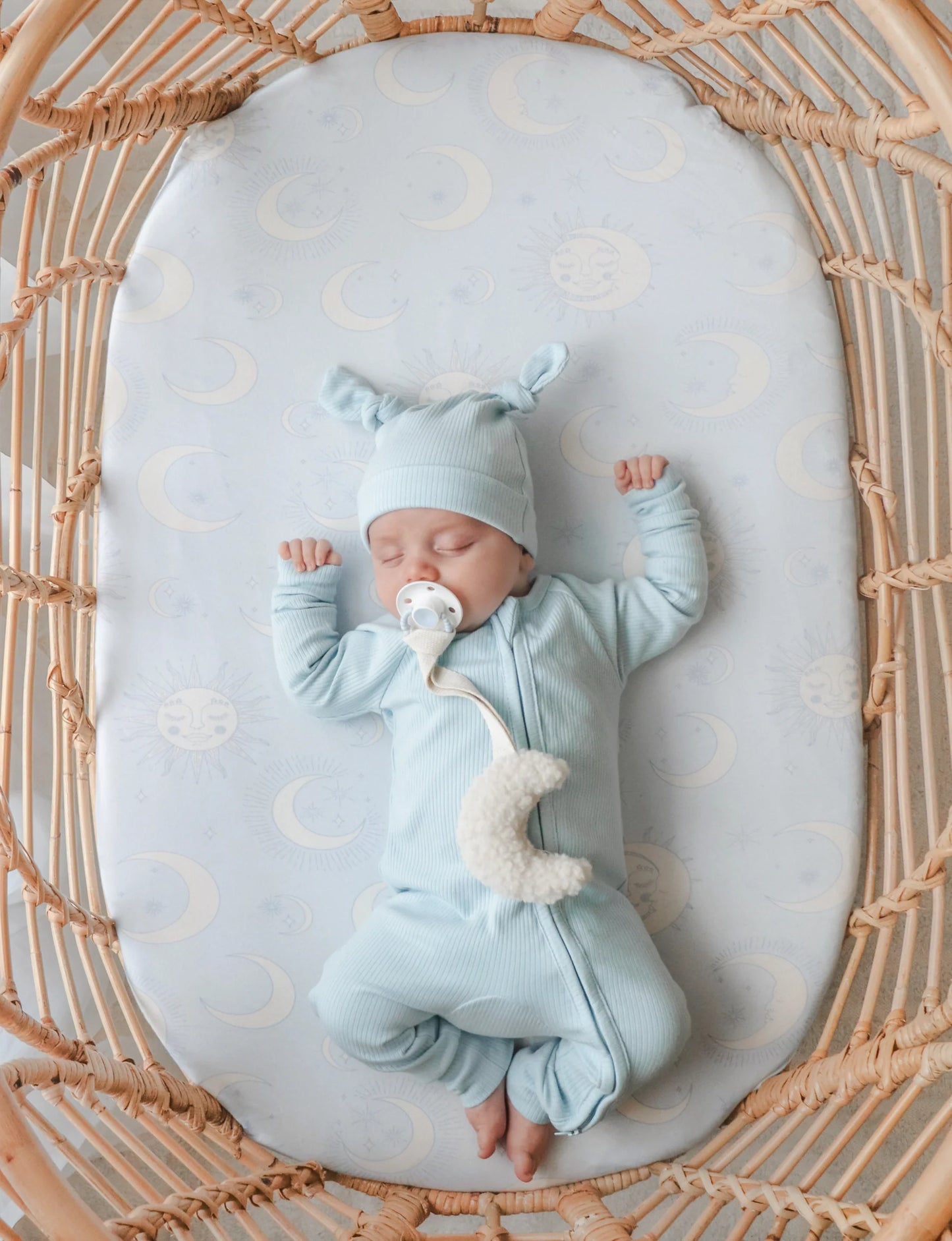 BASSINET SHEET | Celestial Blue