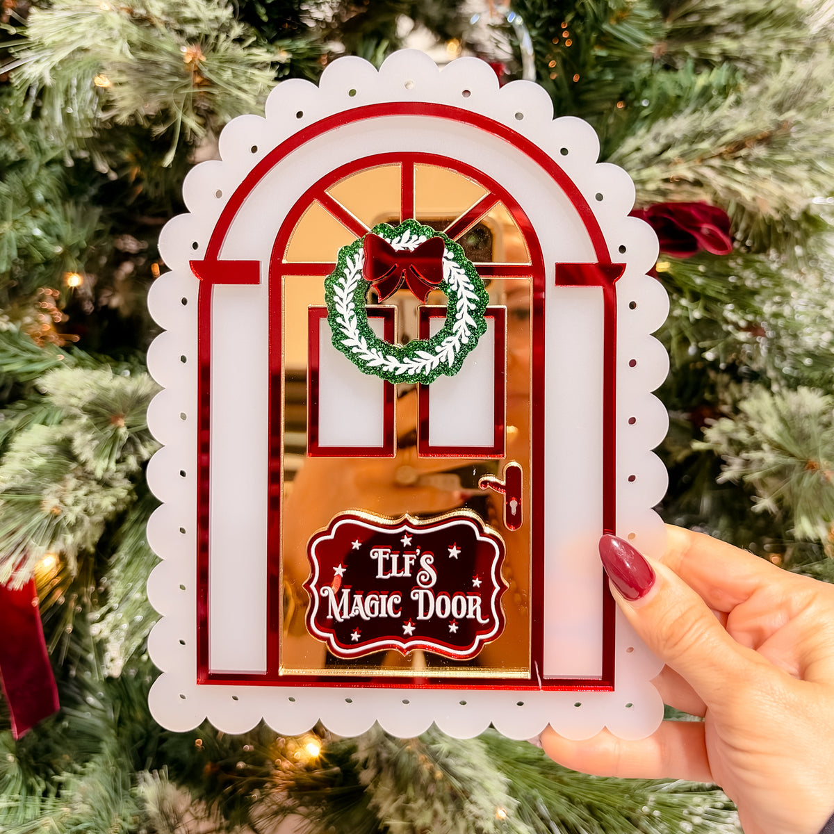 MAGIC ELF DOOR | Scalloped Arch | Acrylic