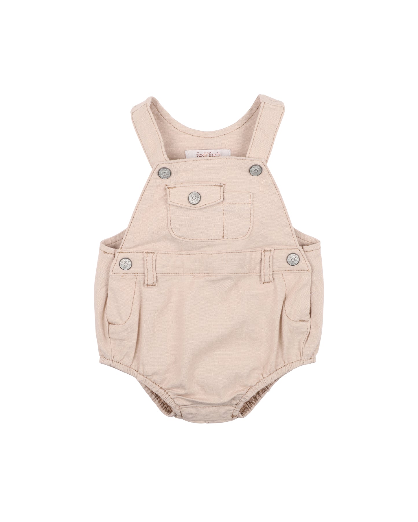 Savanna Utility Romper - Almond