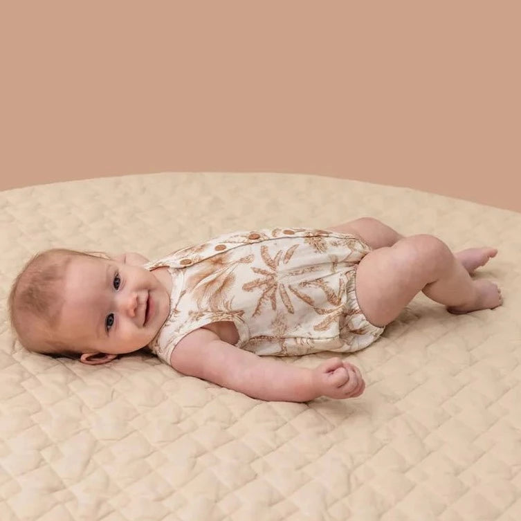 Quinn Safari Cotton Romper