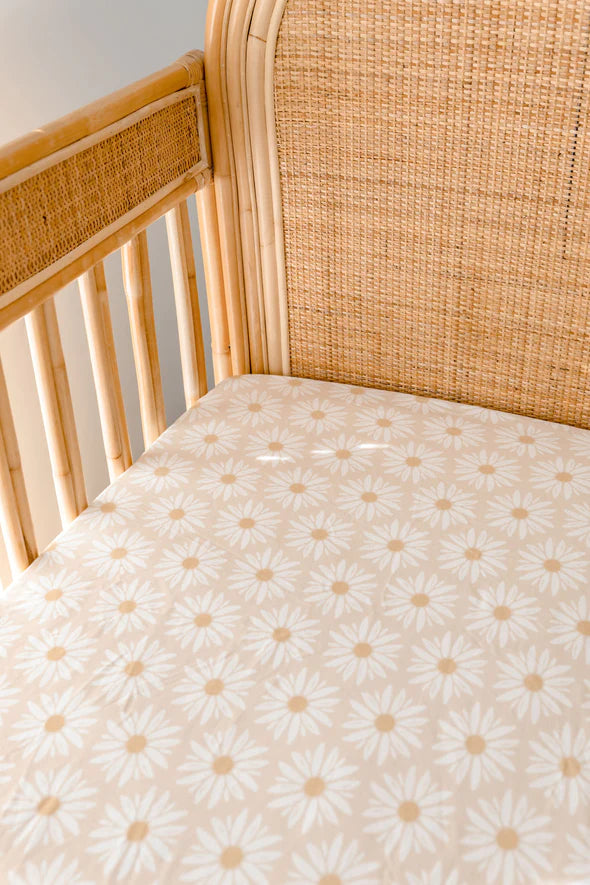 Daisy Organic Cotton Cot Sheet