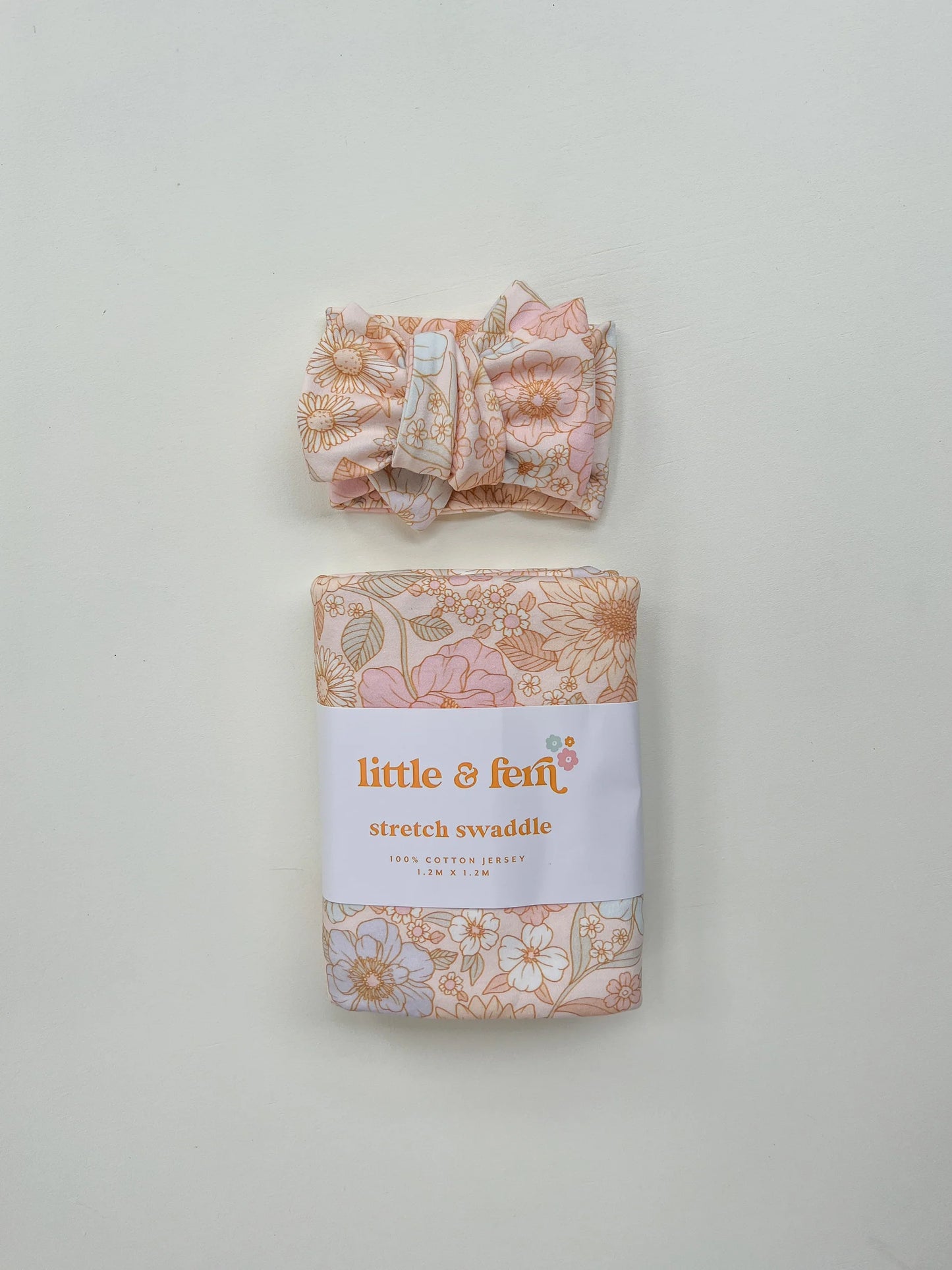 Jersey Swaddle Set - Pastel Bloom
