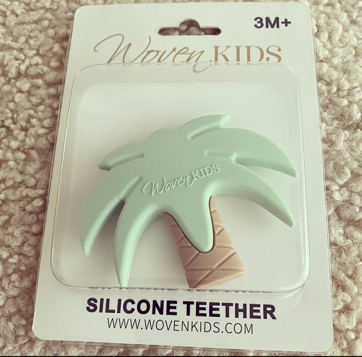 Silicone Teether - Sage Palm Tree