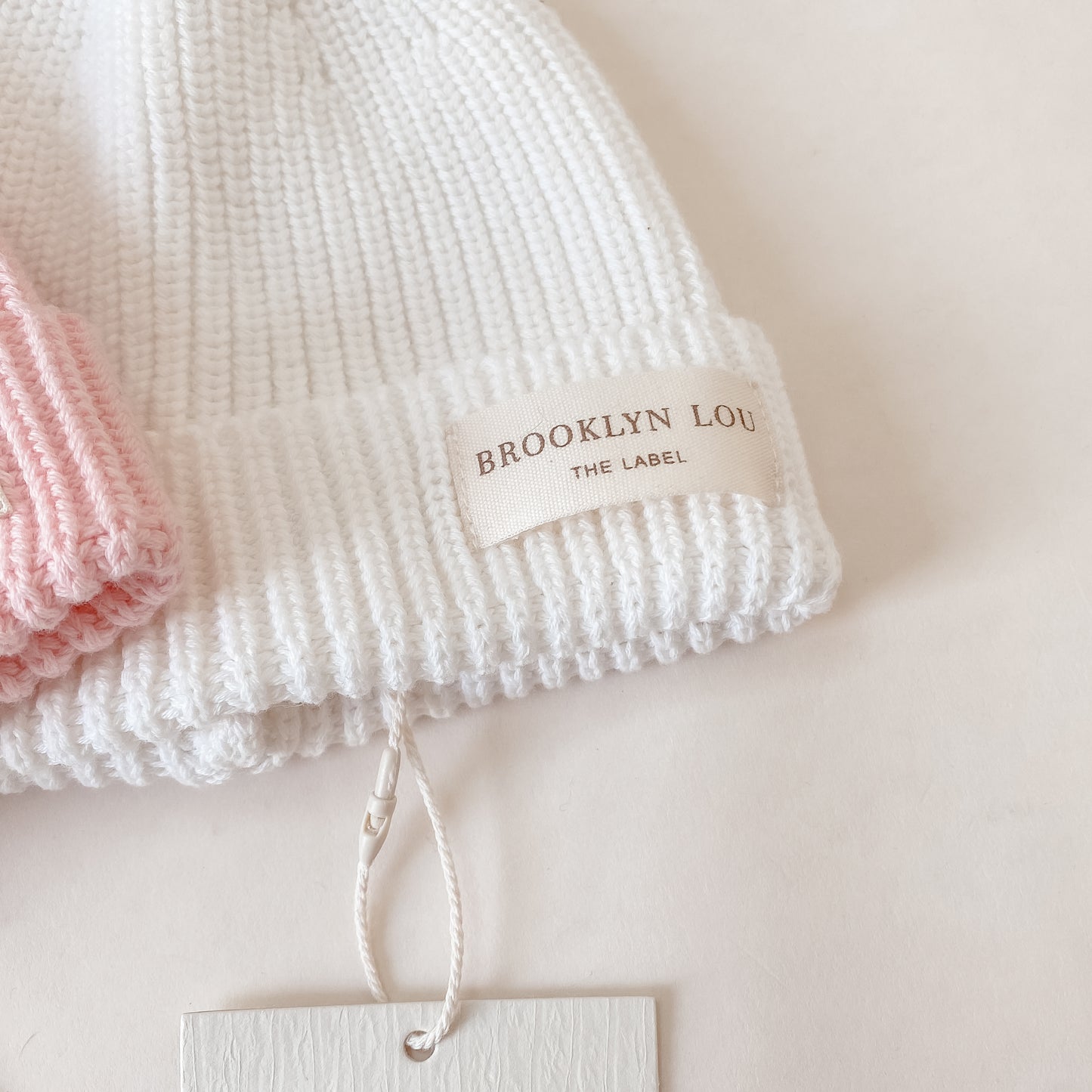 Knit Beanie - White Marshmallow