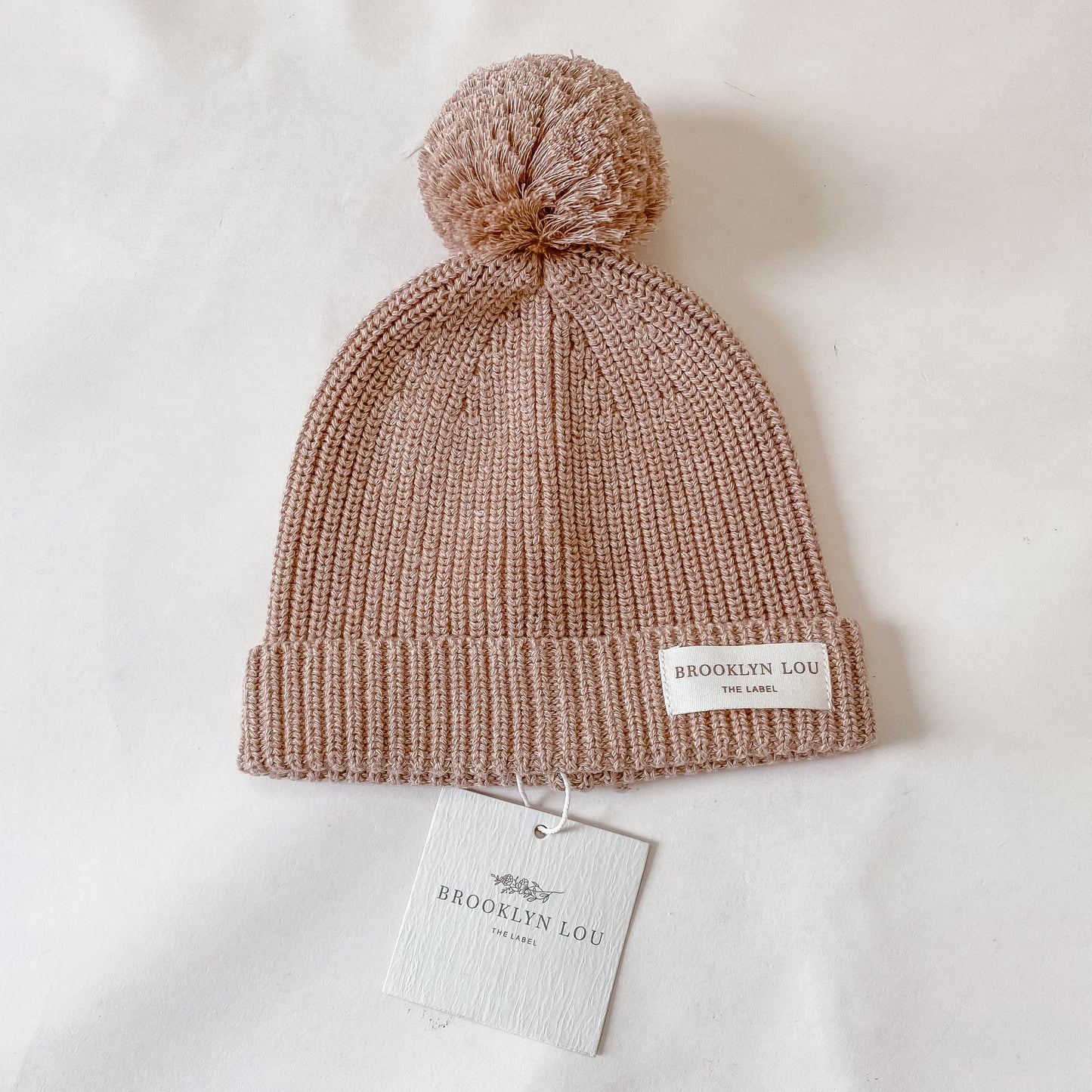 Knit Beanie - Toffee Marle
