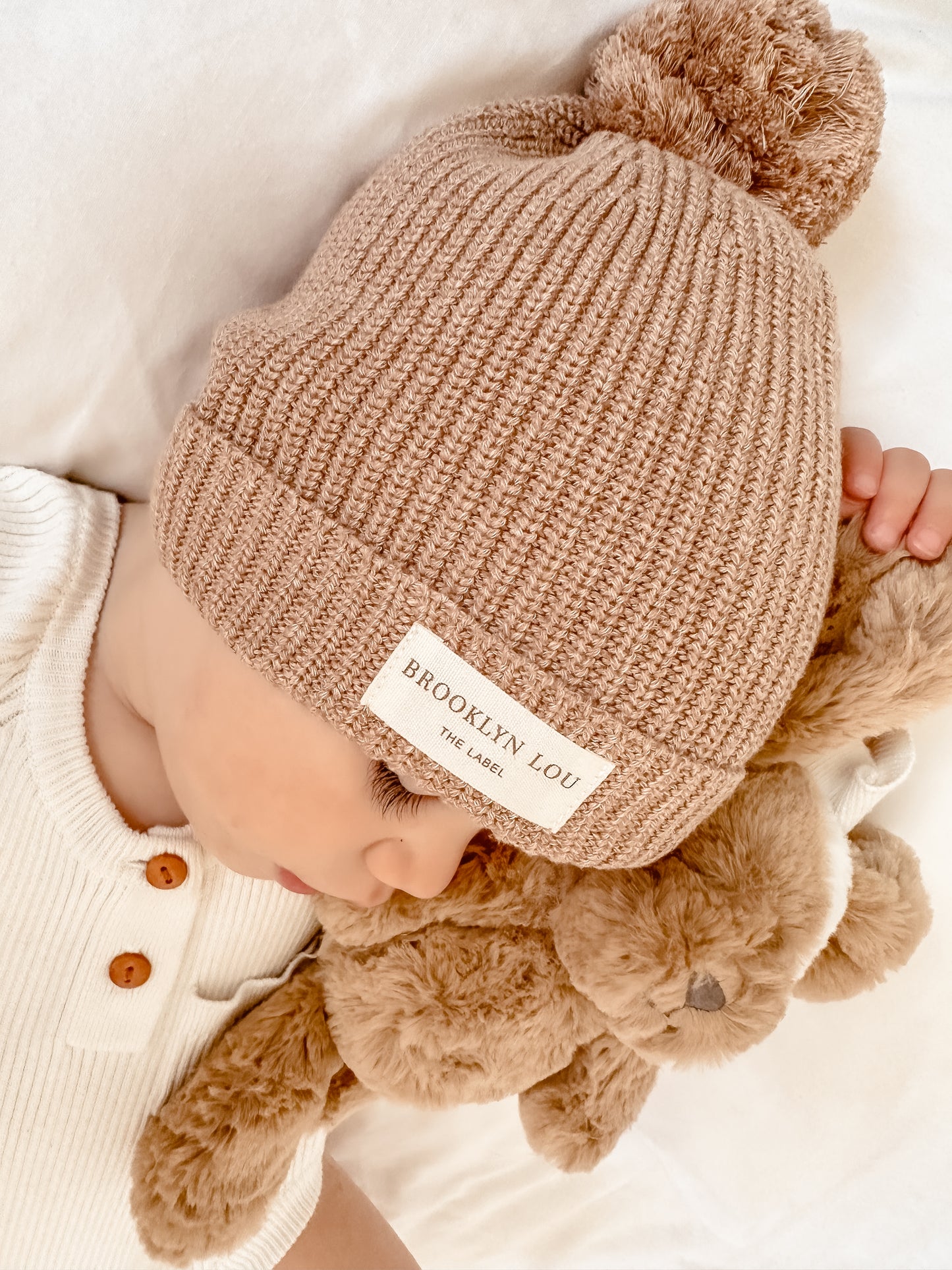 Knit Beanie - Toffee Marle