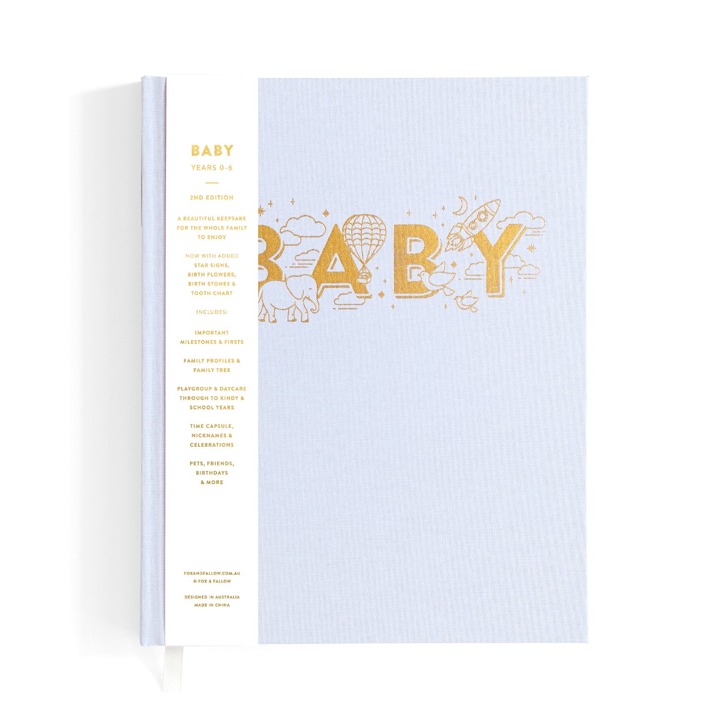 Baby Book - Powder Blue