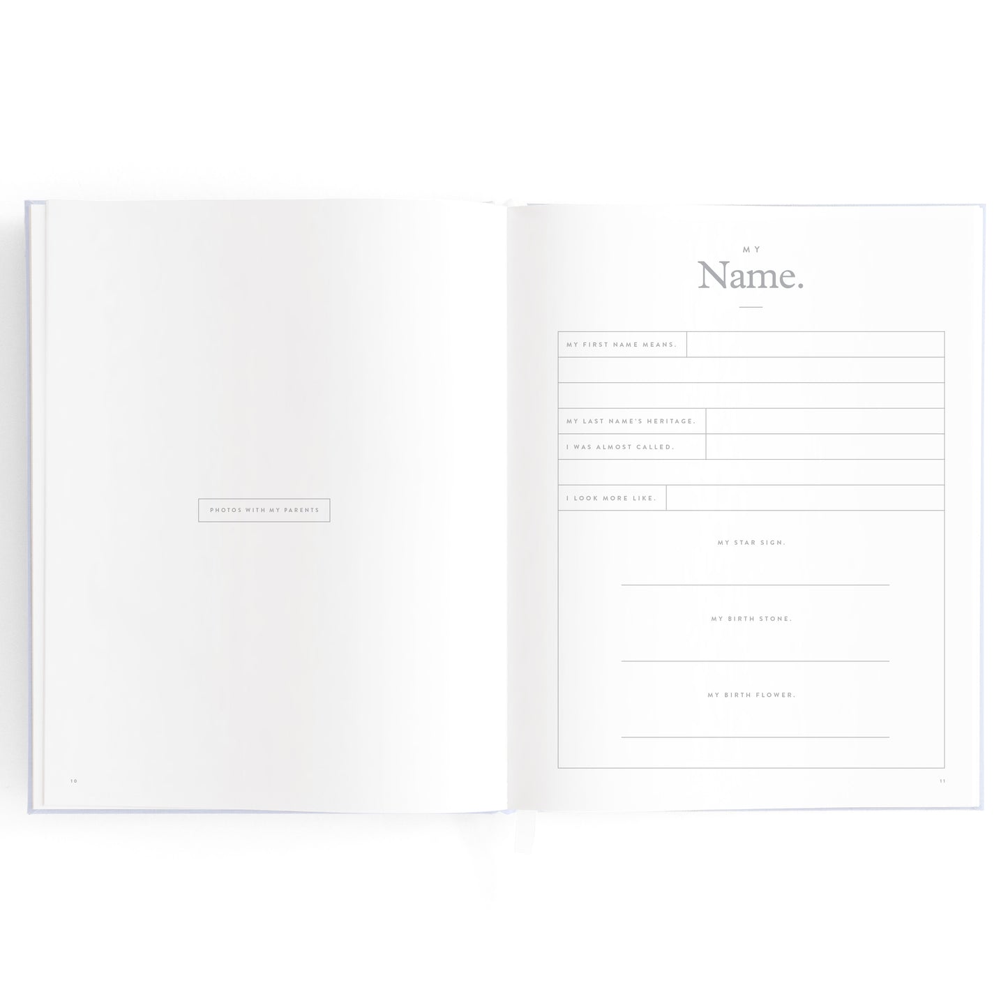 Baby Book - Powder Blue