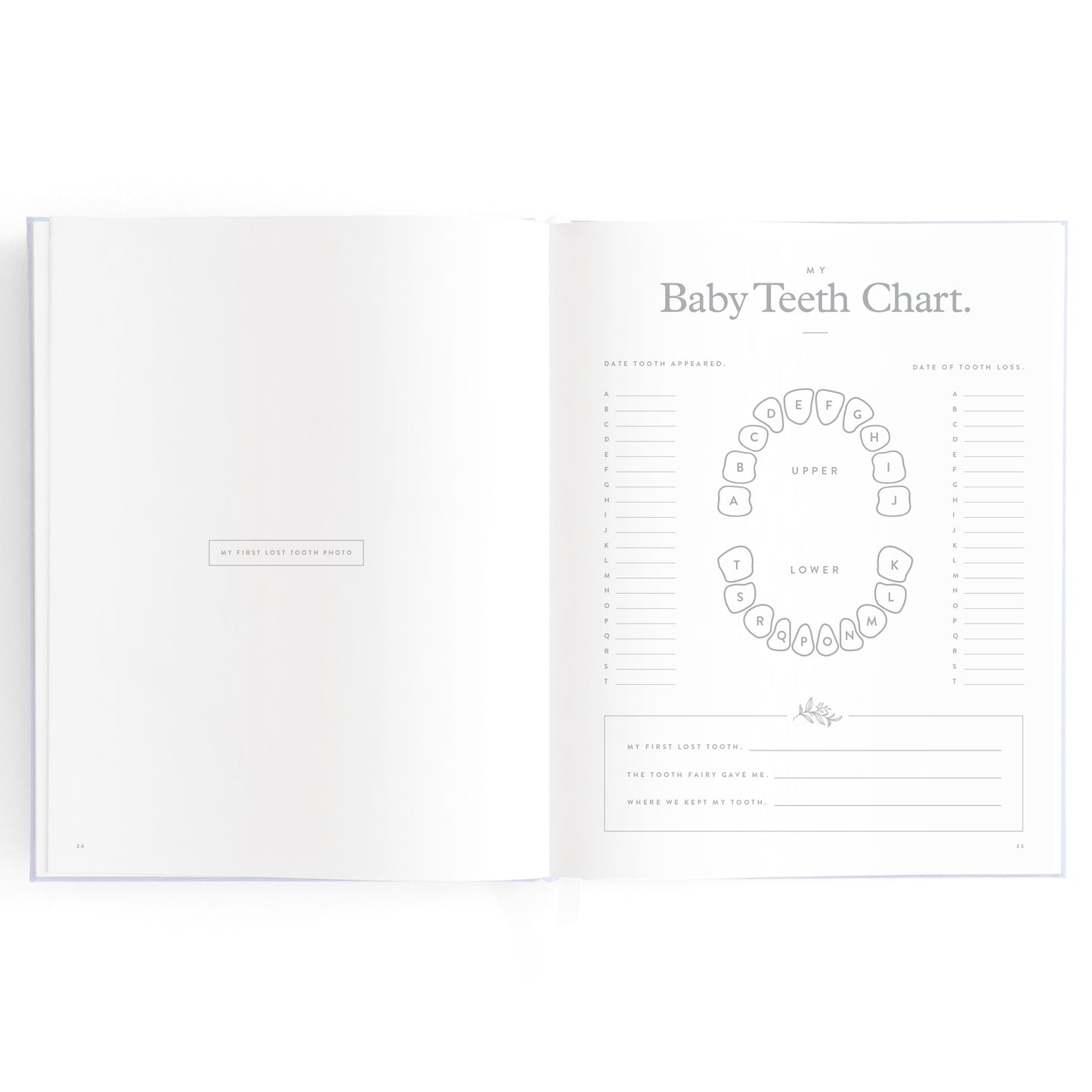 Baby Book - Powder Blue